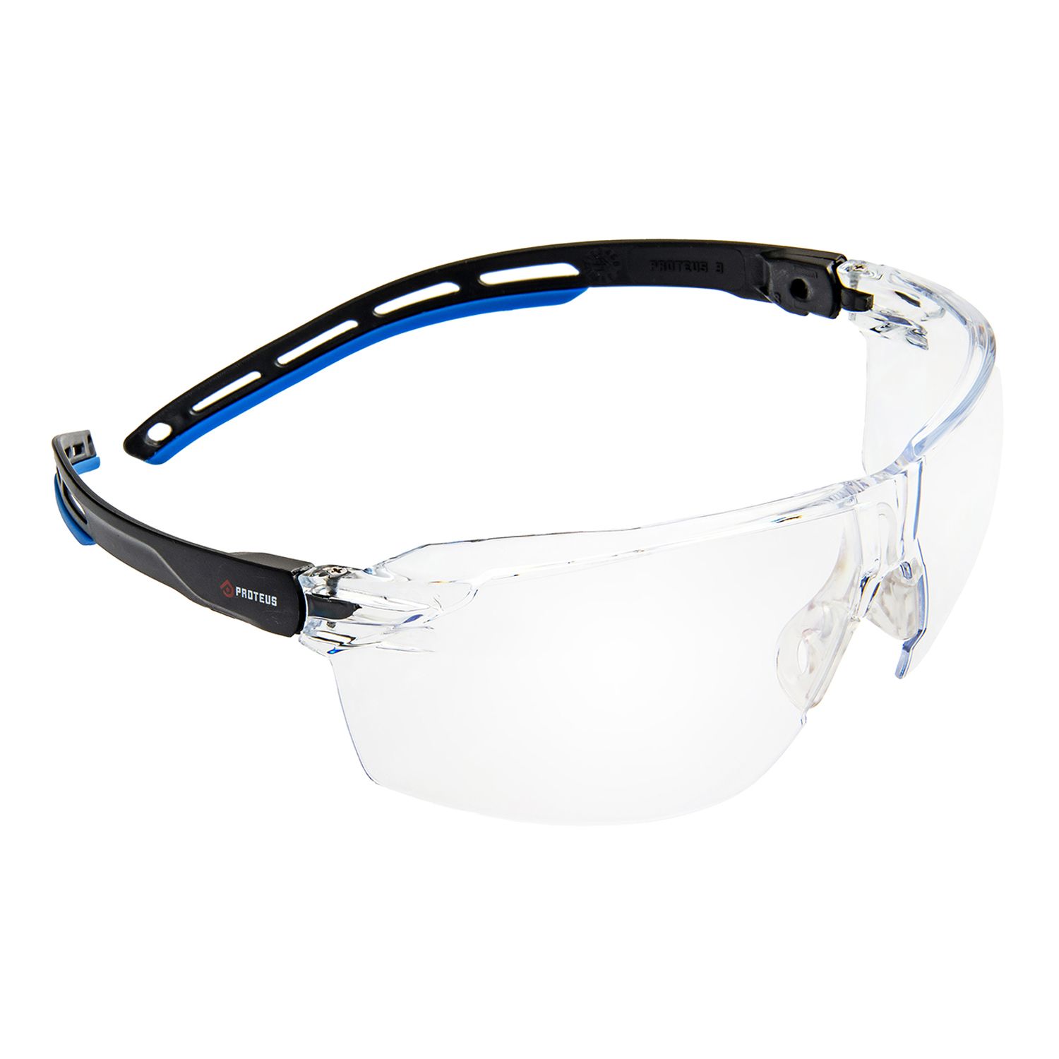 Proteus 3 Super Light Safety Glasses Clear Lens Bowens