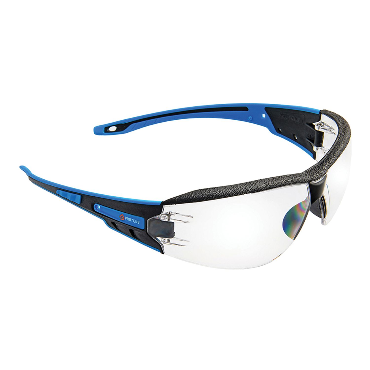 Proteus 1 Safety Glasses with Brow Dust Guard Clear Lens Bowens