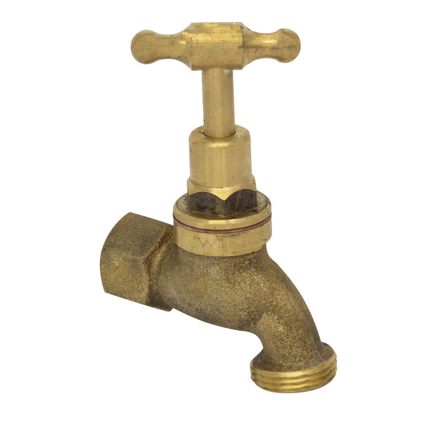 Mildon T Head Hose Cock Female Brass