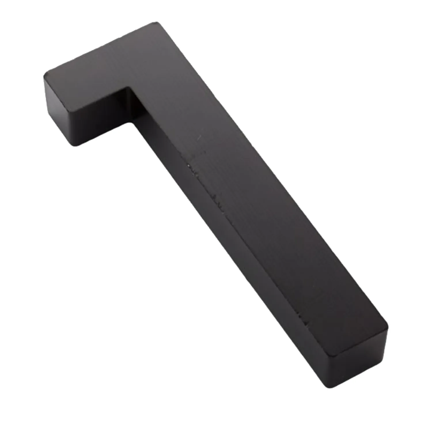 Romak Numerial Edge Self Adhesive Numeral Aluminium Black