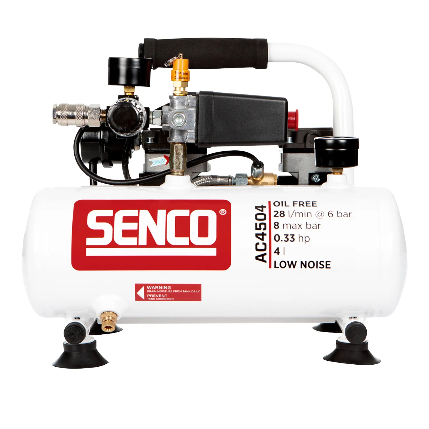 AC4504_01_01_6f96b603631abc859449e27d286c8b346ae6e755_AC4504_0 Senco 0.33HP Low Noise 4L Air Compressor