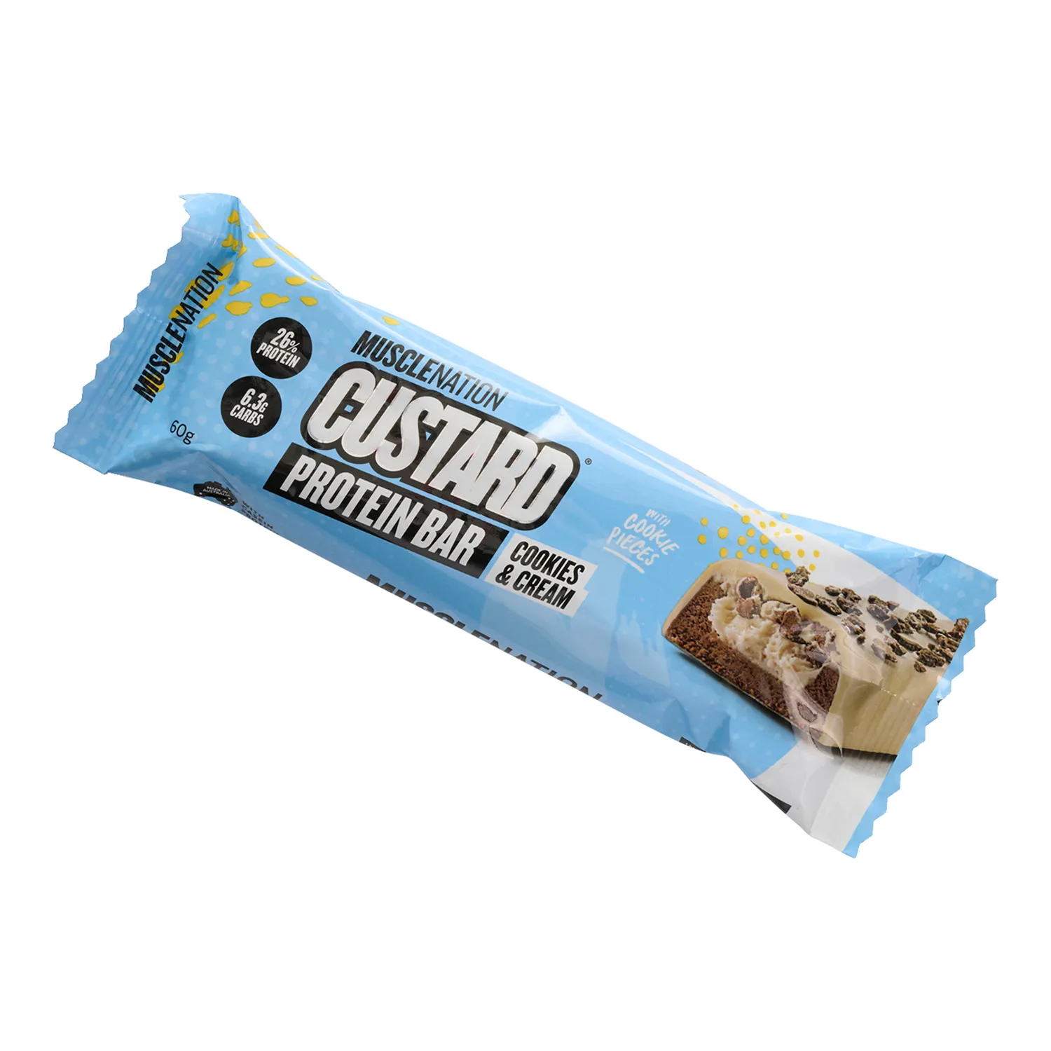 Muscle Nation Custard Protein Bar Cookie & Cream