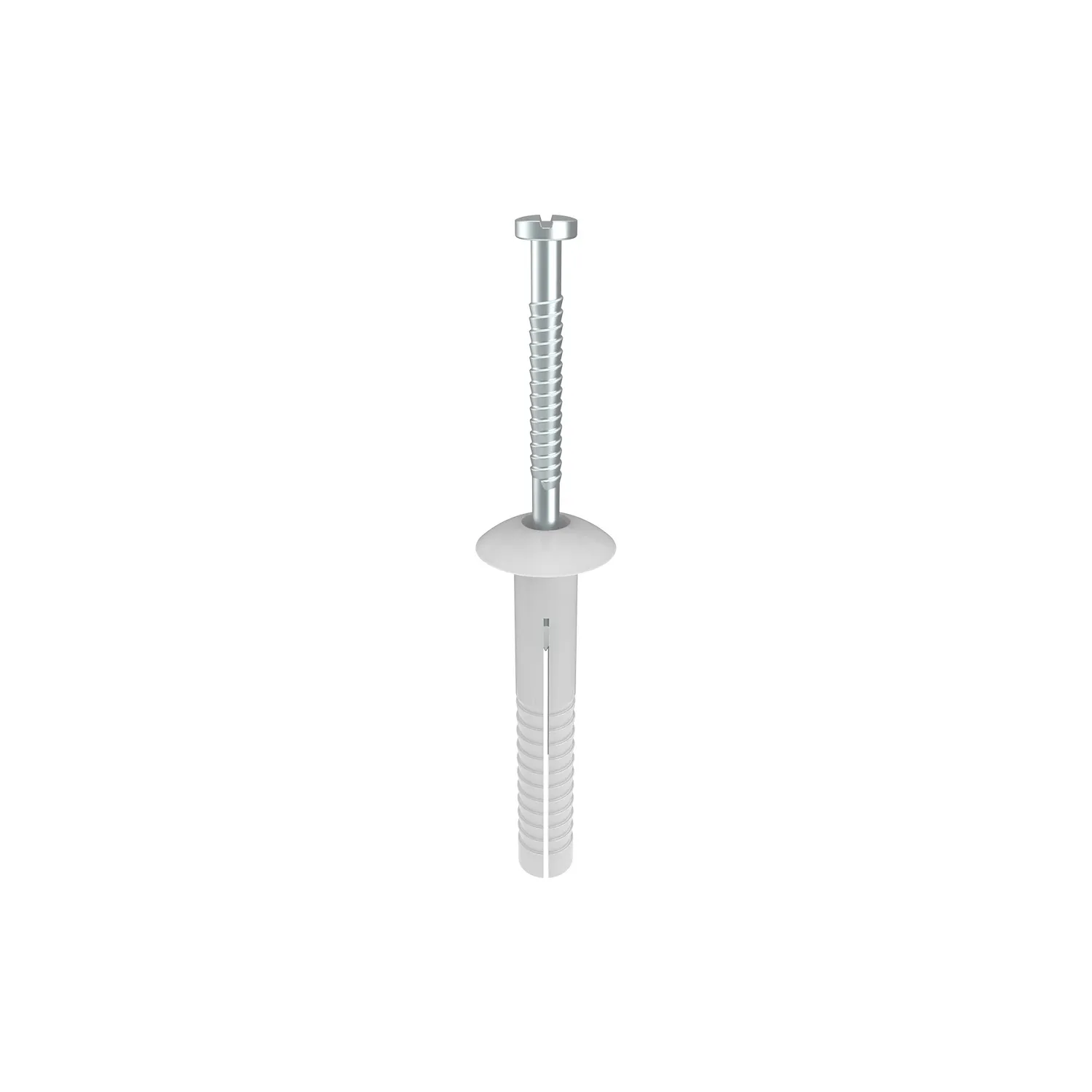 Bremick™ Nylon Nail-In Anchor Mushroom Head Zinc Plated