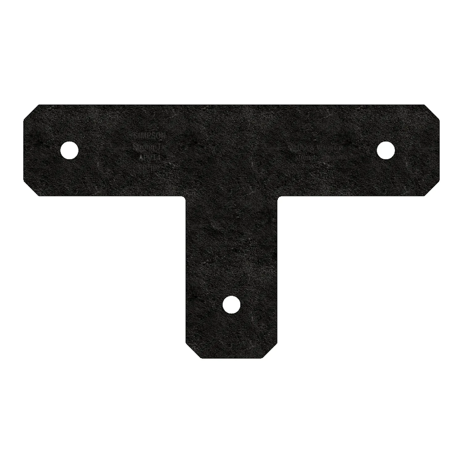 Simpson Strong-Tie® Outdoor Accents® T Strap Black Powdercoat