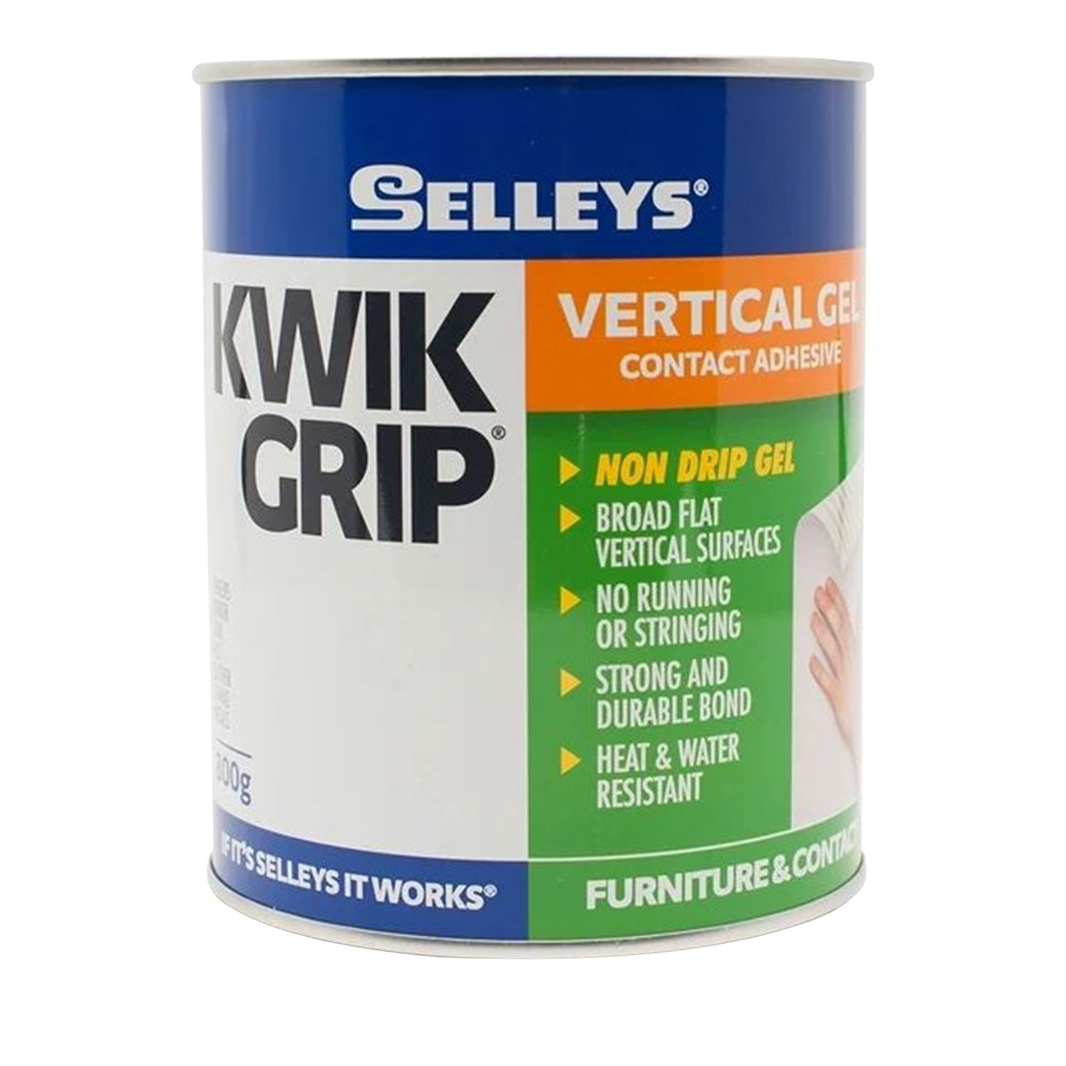 Selleys® Kwik Grip® Vertical Gel Contact Adhesive Tin Bowens