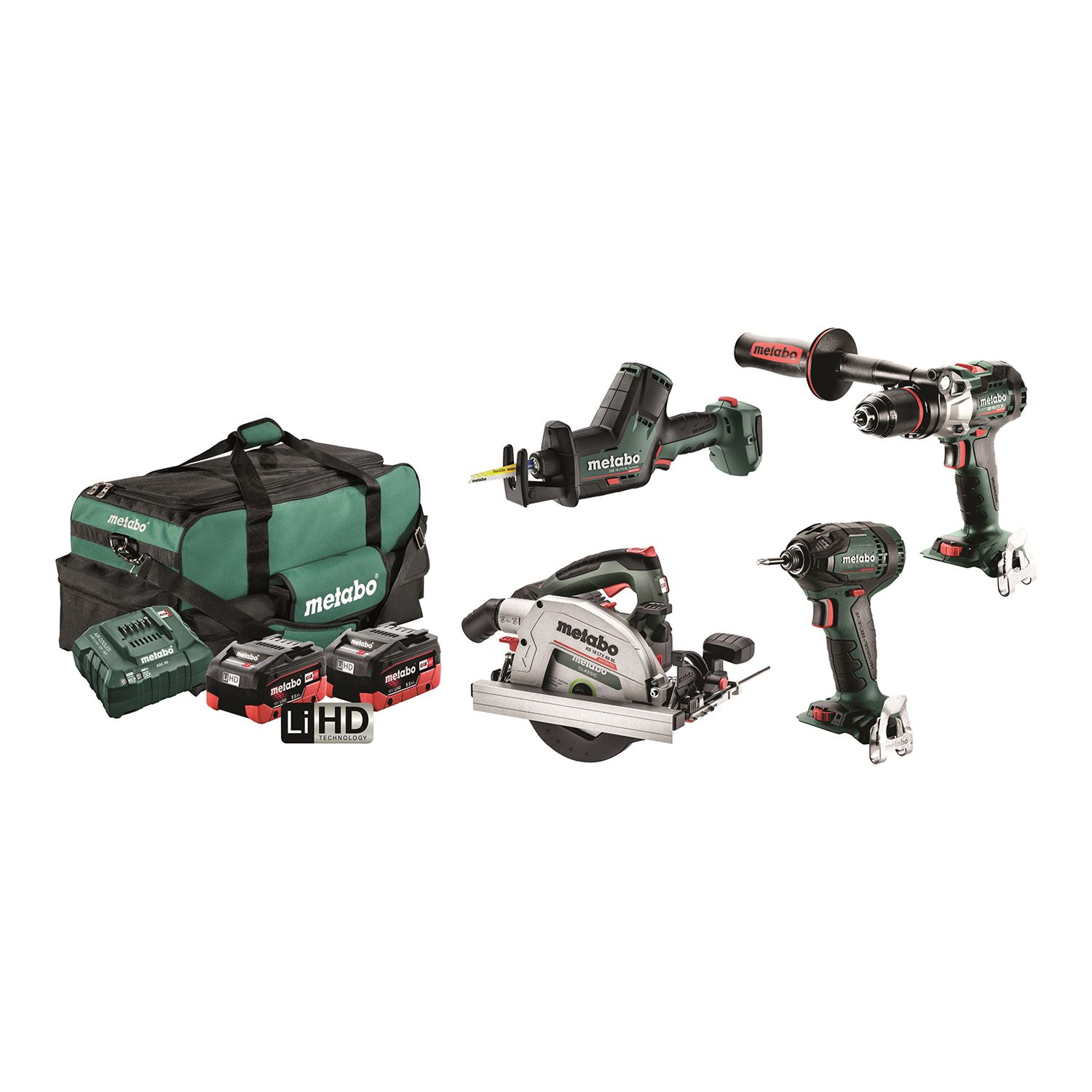 Metabo® 18V Brushless Tool Kit 4 Piece Bowens