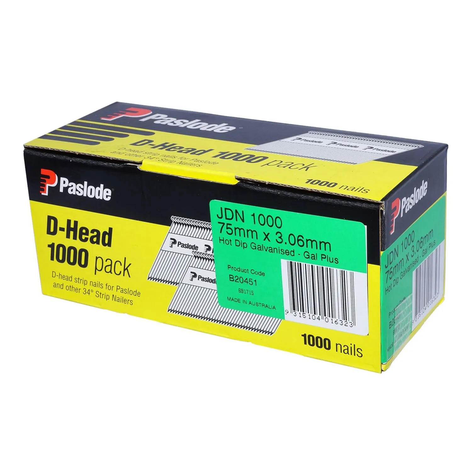 Paslode® Framing Nails D Head Galvanised