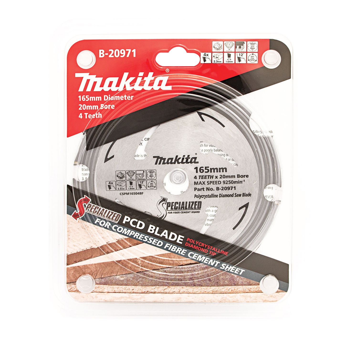 Makita PCD Fibre Cement Saw Blade Bowens