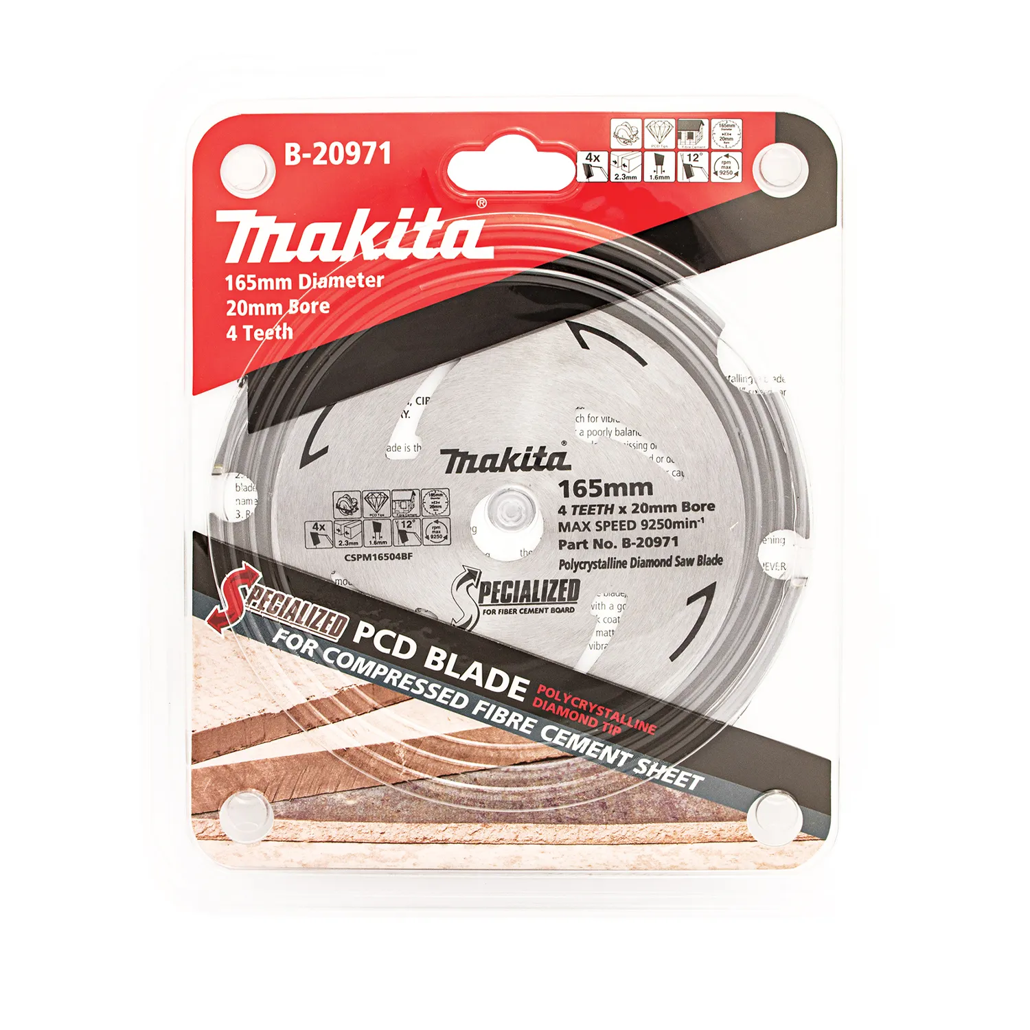Makita® PCD Fibre Cement Saw Blade