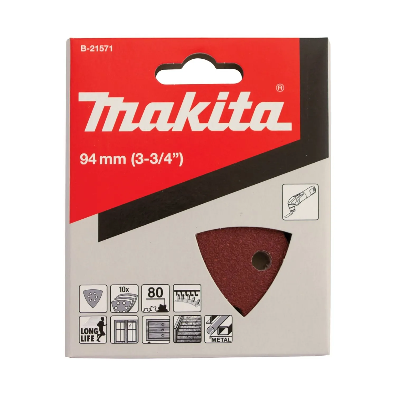Makita® Multitool Sand Paper Red