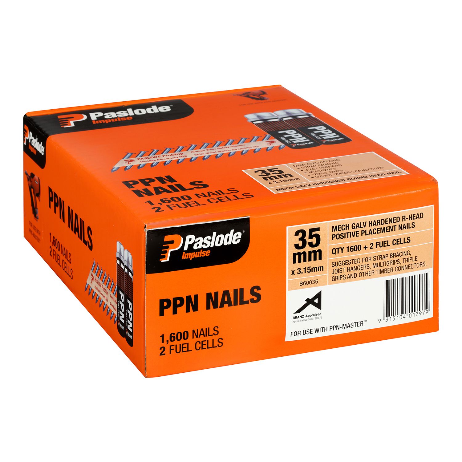 Paslode® Impulse Smooth Shank Connector Nails Bowens
