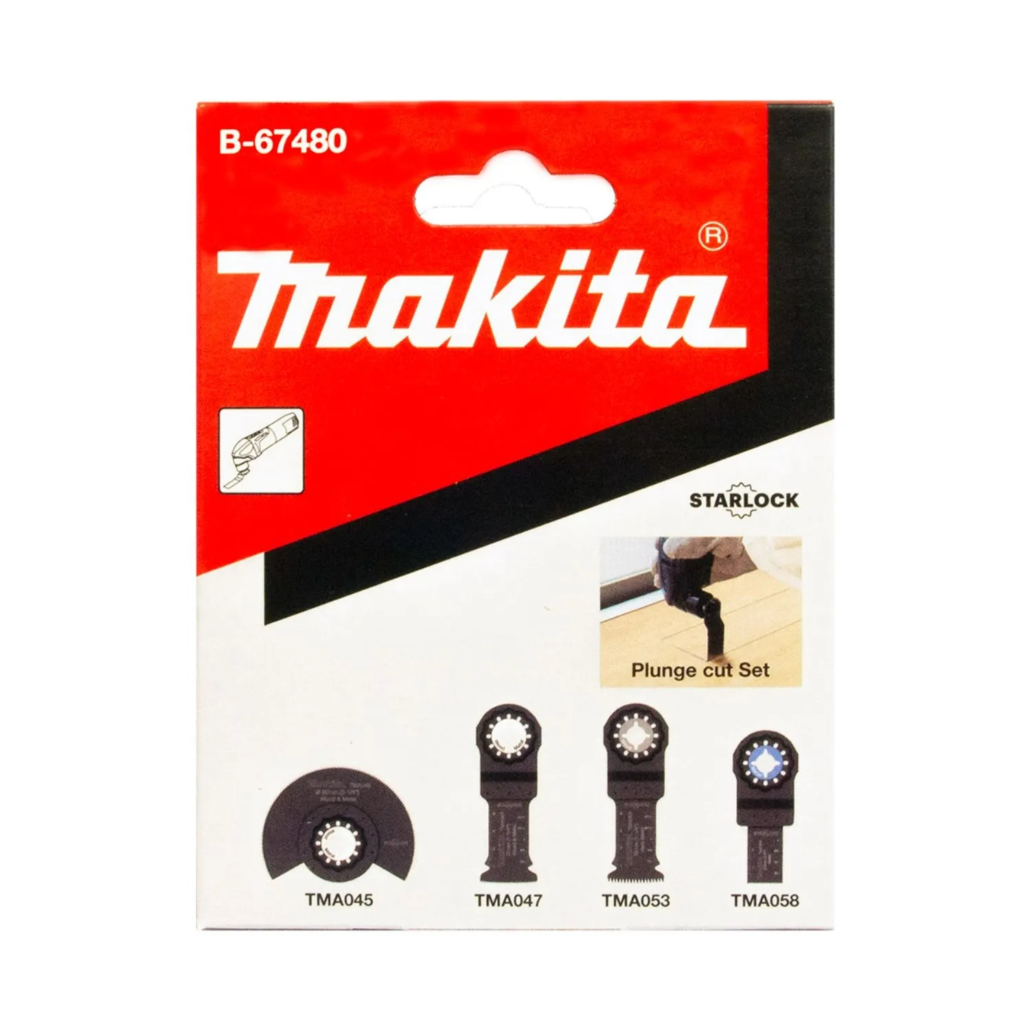 Makita® Multitool Plunge Cut Set 4 Piece