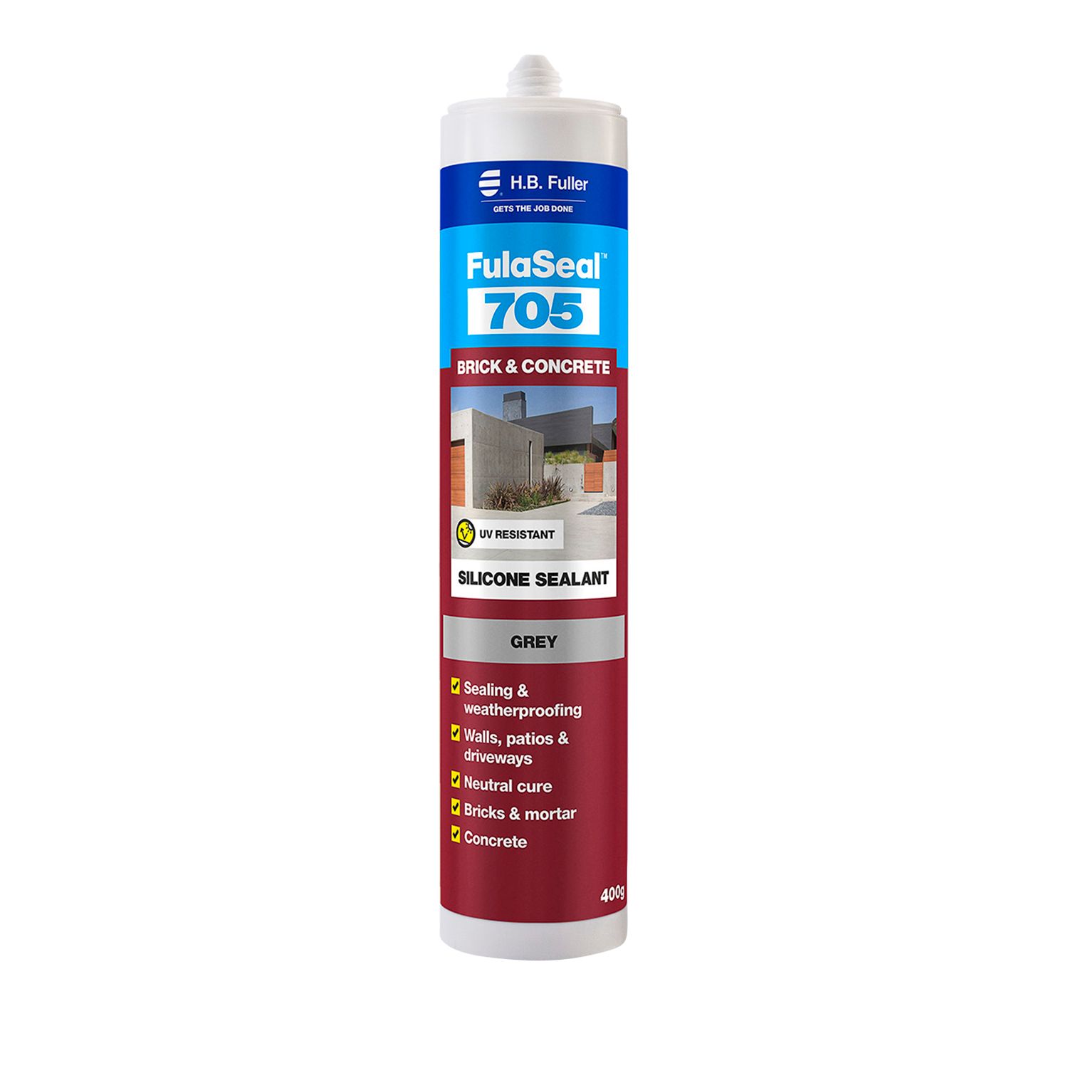 H.B. Fuller® FulaSeal™ 705 Brick & Concrete Silicone Sealant Grey Bowens