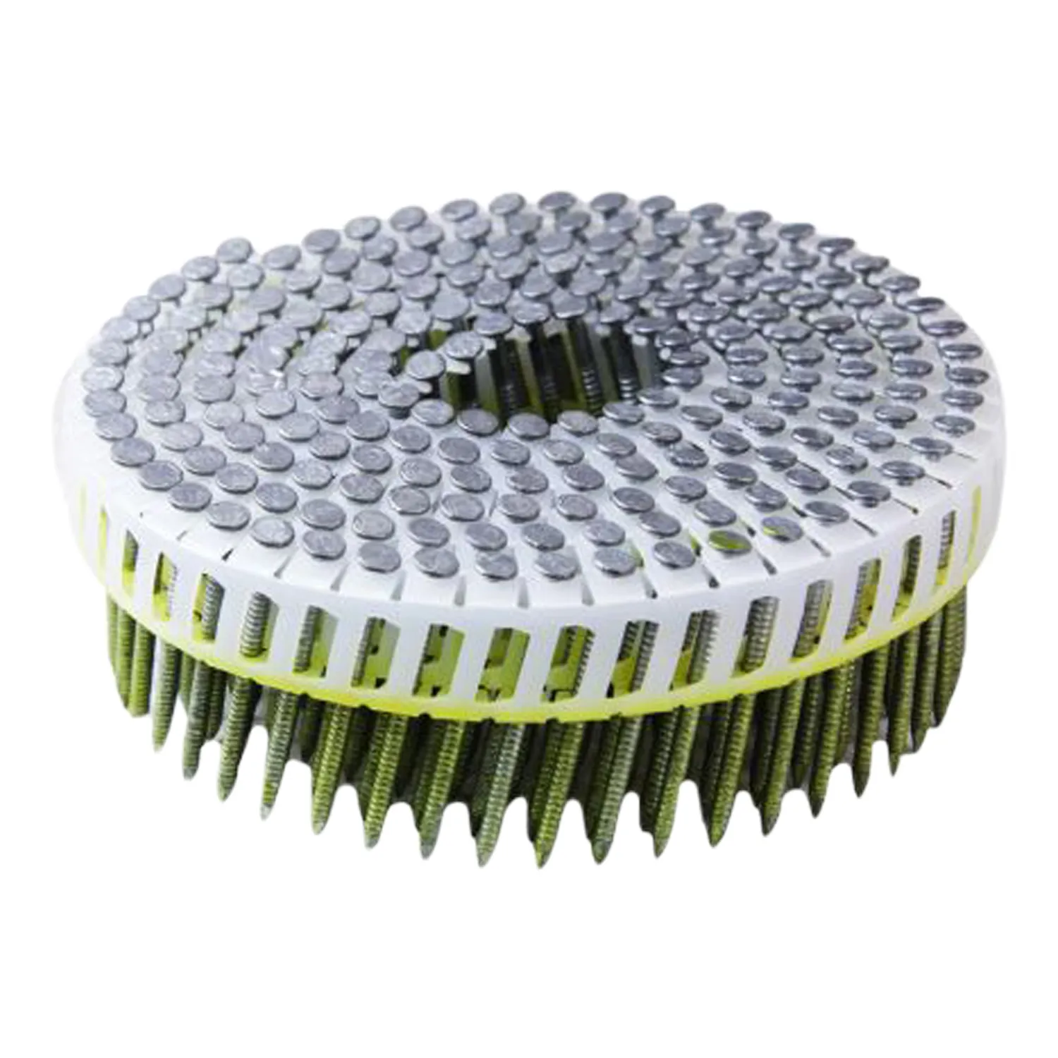 BE19ASAUM_01_02_96a02020db105a7e7e2e4a944c8b28ca9d22f7f1_BE19ASAUM_1 Senco® Ring Shank Coil Nails 15° Plastic Collated Galvanised