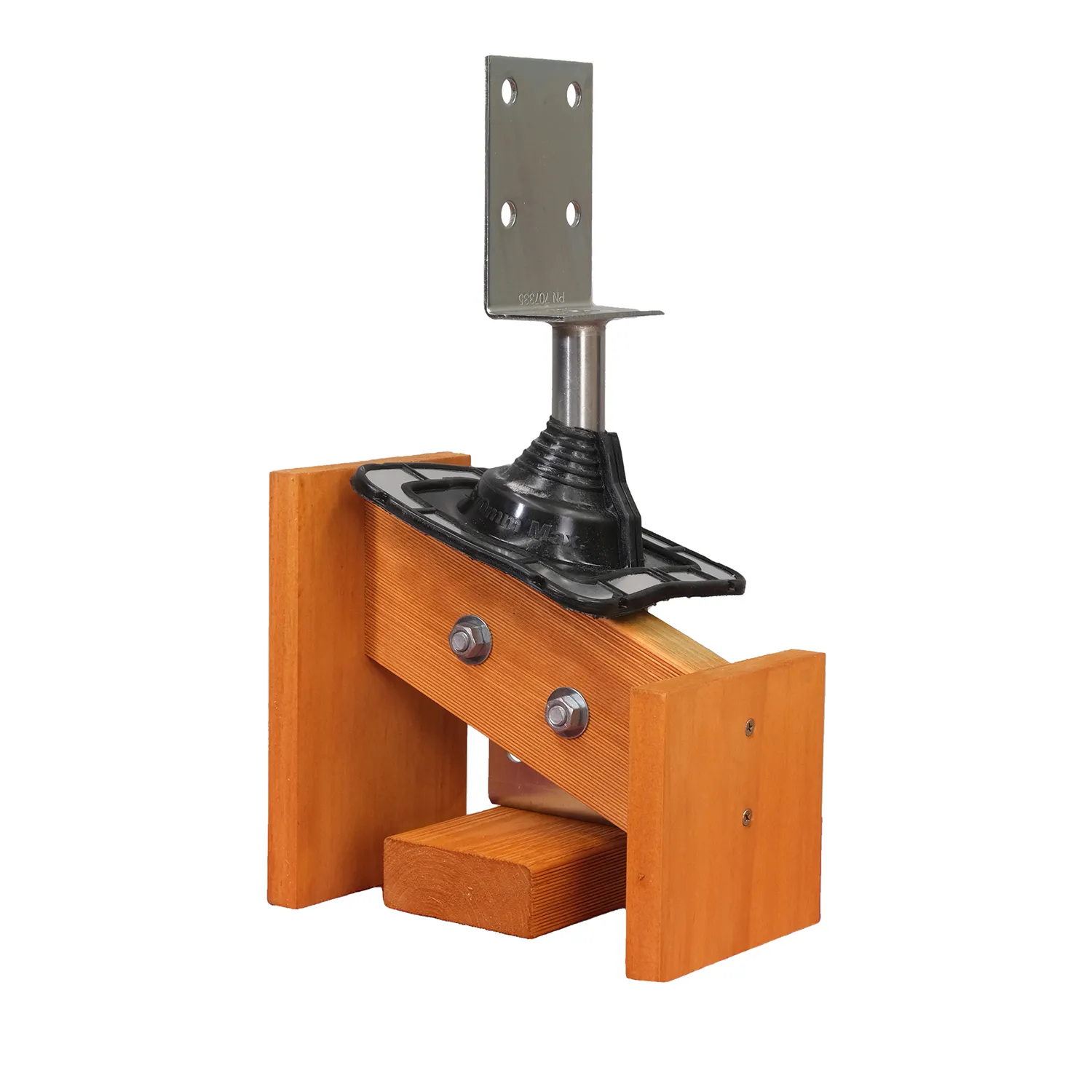 BER0003_01_01_29194e1bd4b47779f3f6e3465a27760c26cec6aa_MKII_weather_seal_LHS_Front MKII Roof Extenda Bracket with FlashRite Weather Seal Black