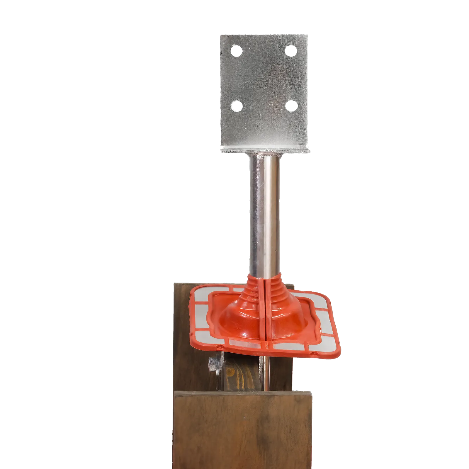 S300 Roof Extenda Bracket with Red Silicone Weather Seal Stainless Steel
