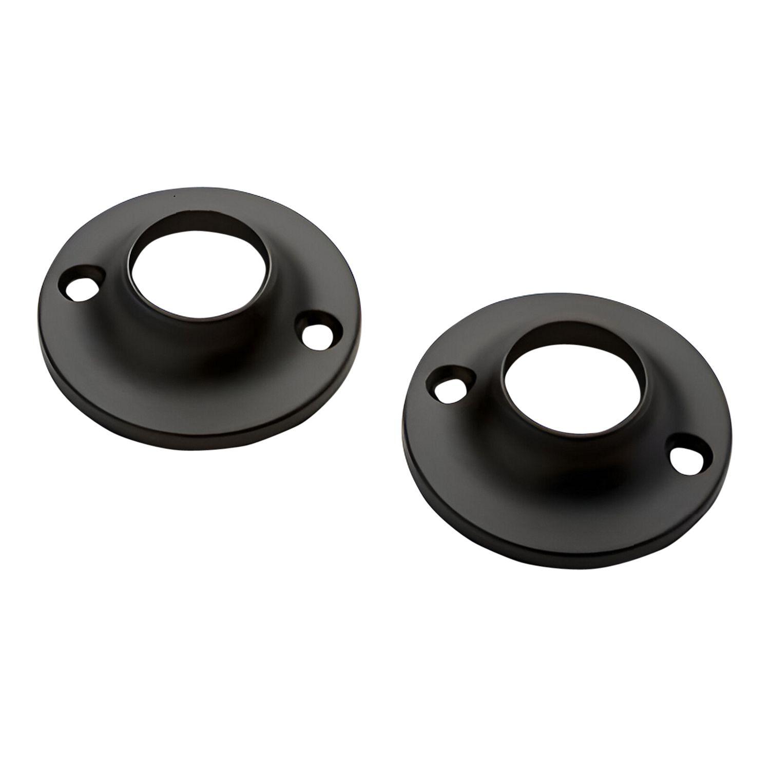 Romak Round Base Flange Matte Black | Bowens