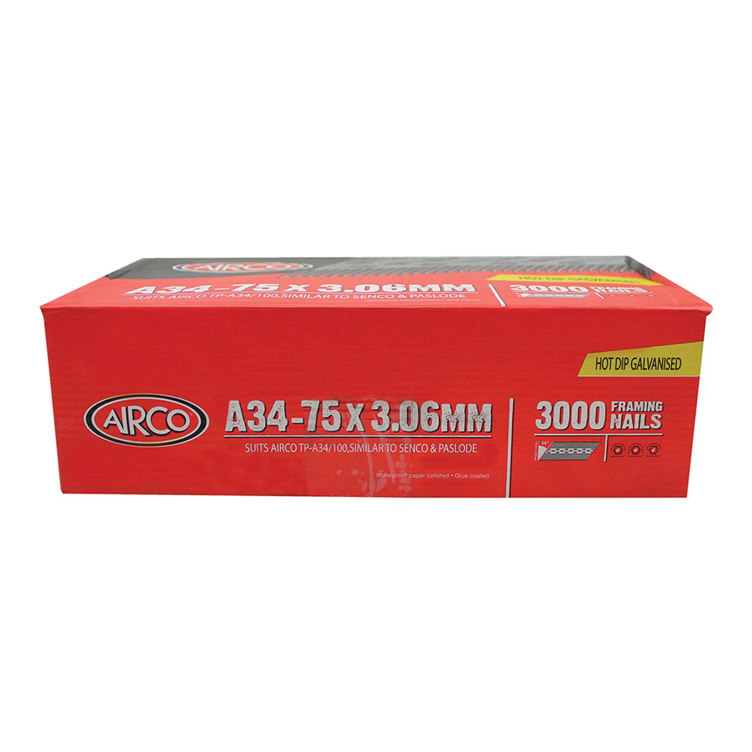 Airco® Framing Nails Galvanised Bowens