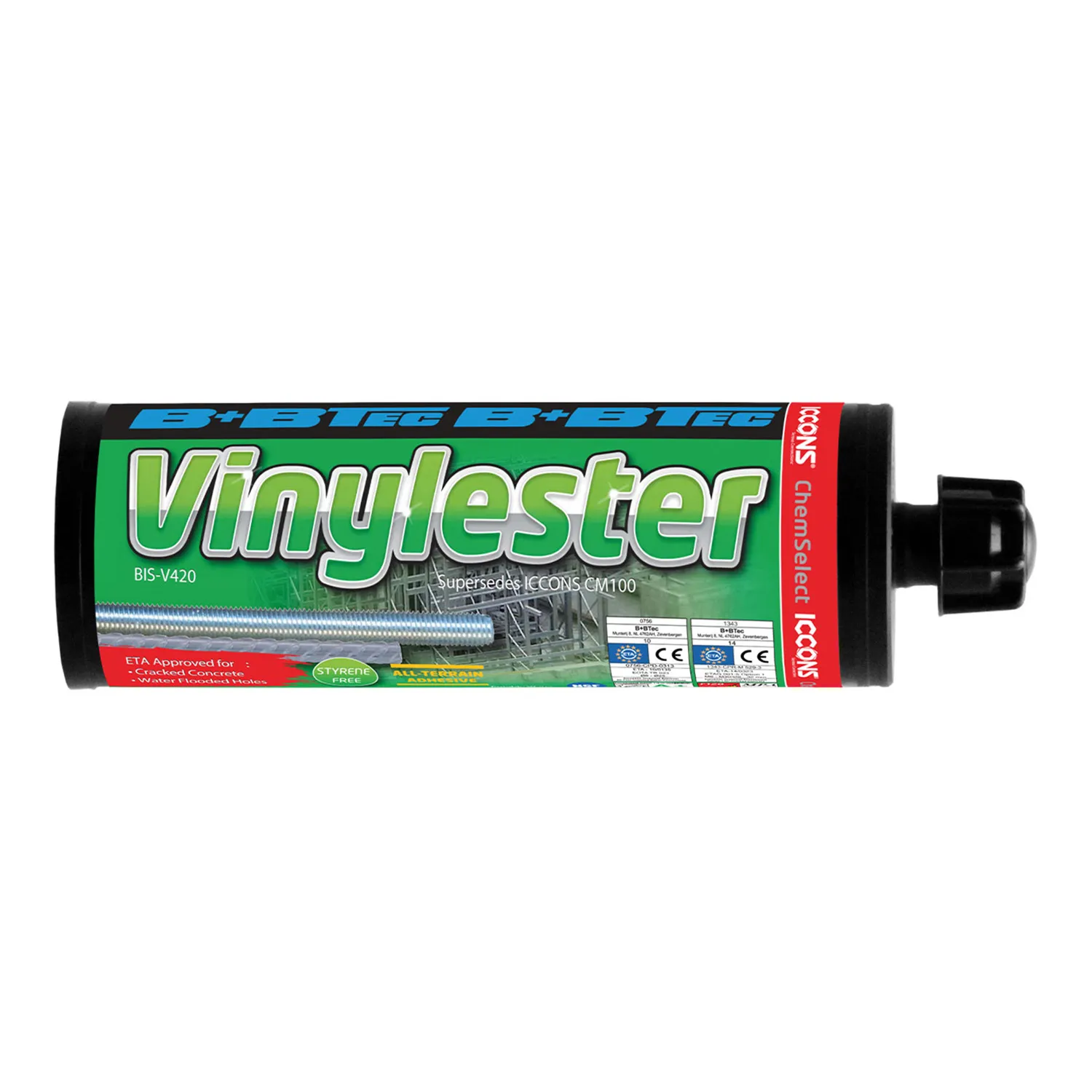 BISV420_01_01_a01e98f7e8766e3f670dc7197dce555efe832b2e_BISV420_0 ICCONS® BIS-V Vinylester Injection Adhesive Styrene Free