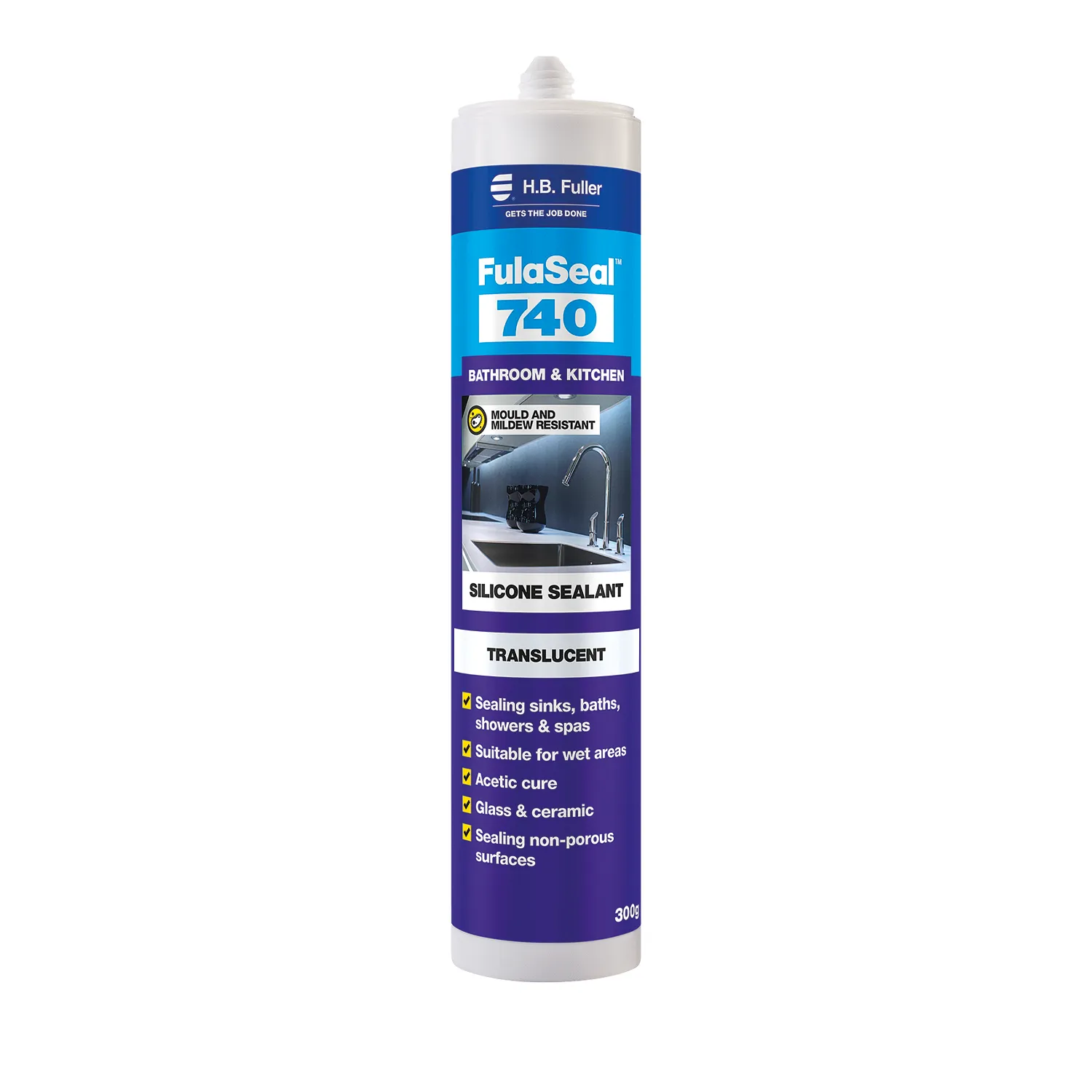 BKF0300_01_01_d39b865a6ba5fec57163cbd81d913f6f1208c08e_BKF0300_0 H.B. Fuller® FulaSeal™ 740 Bathroom & Kitchen Silicone