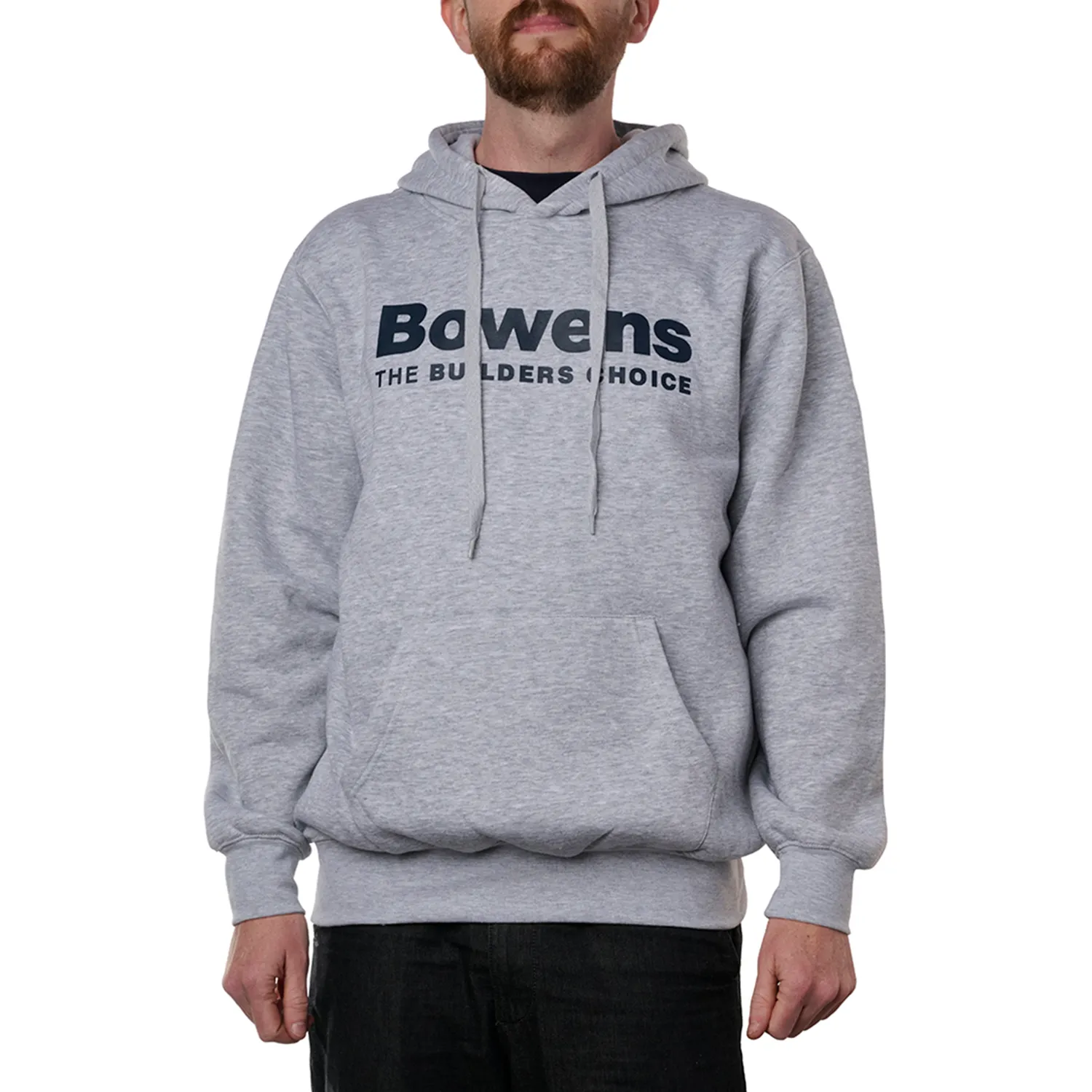 Bowens Branded Hoodie Grey