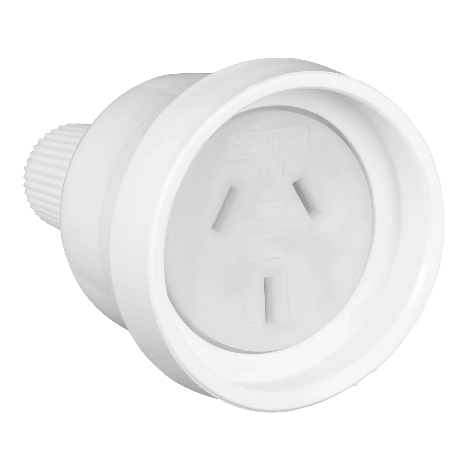 HPM 10A Cord Extension Socket White