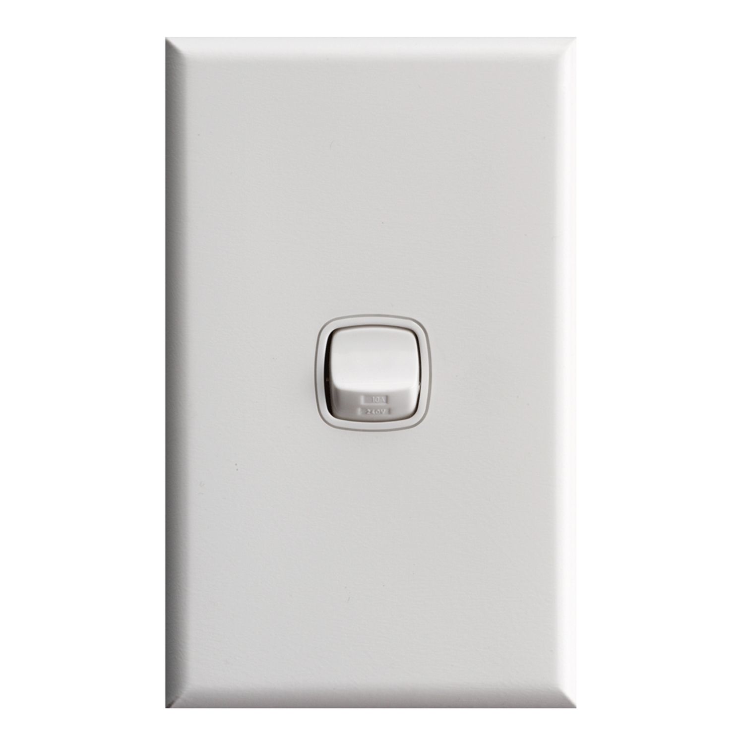 Legrand HPM Excel 10A 1 Gang SDPT Switch Matte White | Bowens