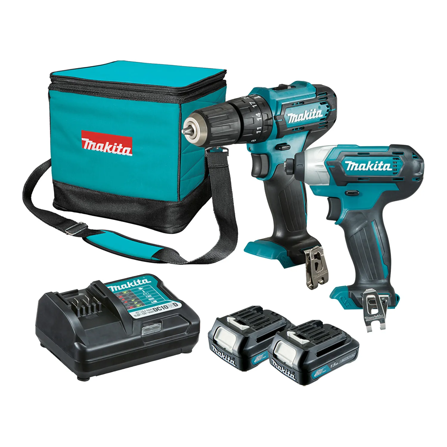 Makita® CLX239 12V Hammer Driver Drill & Impact Driver Kit