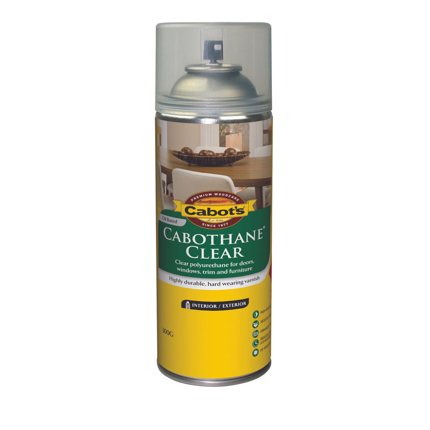 Cabot's® Cabothane® Clear OilBased Polyurethane Spray Bowens