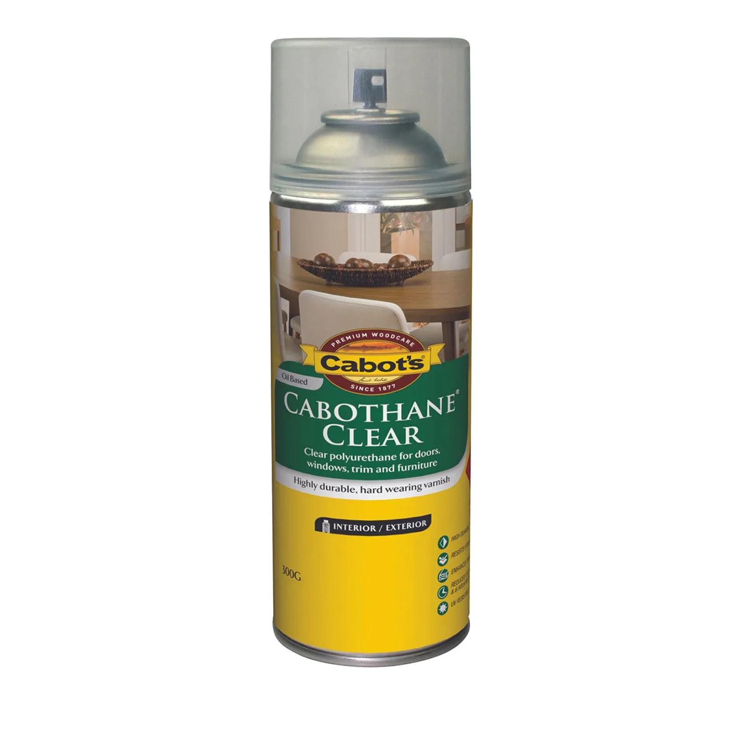 Cabot's® Cabothane® Clear Oil-Based Polyurethane Spray