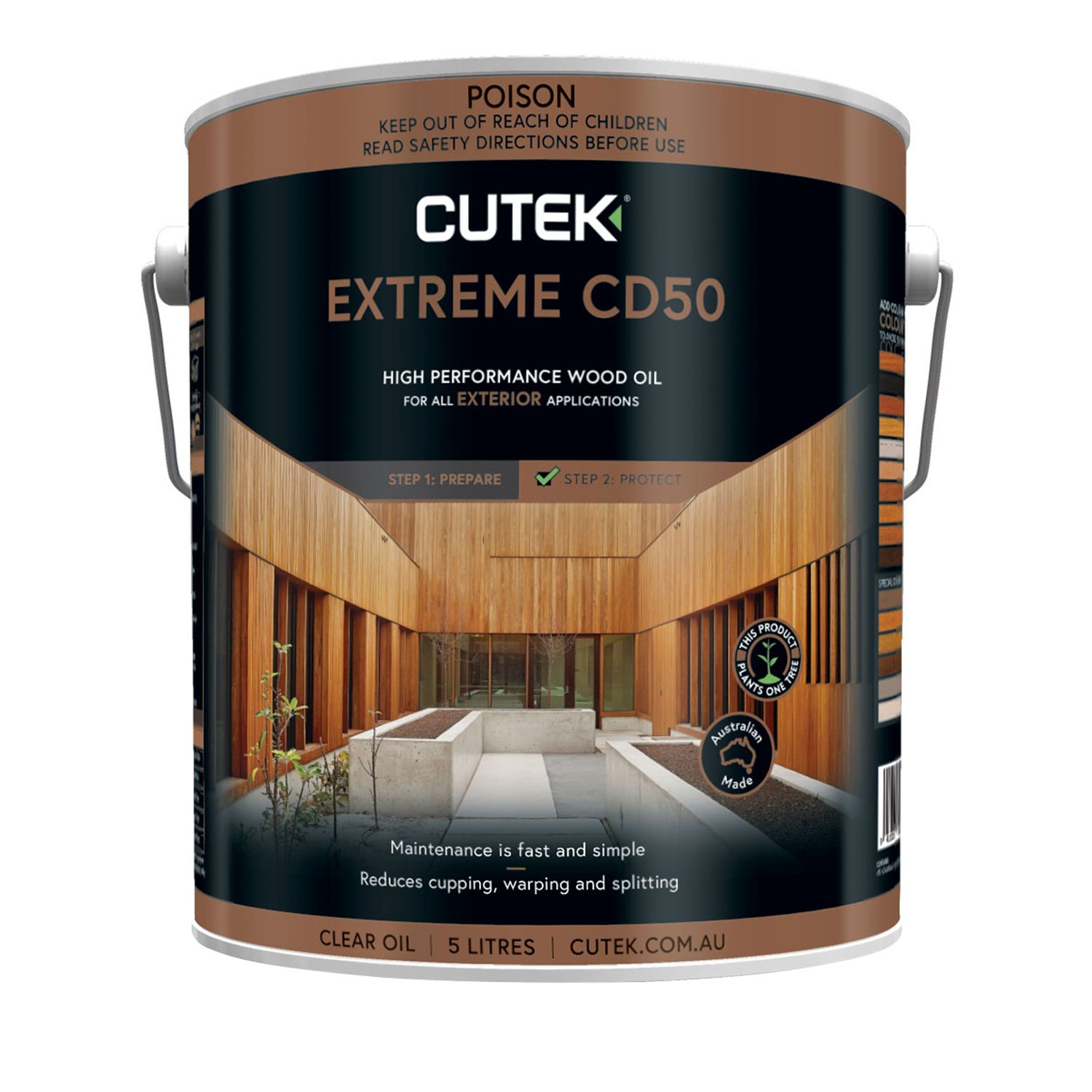 Extreme Exterior Wood Protection Oil - Clear Finish, 3.6 Liter Jug