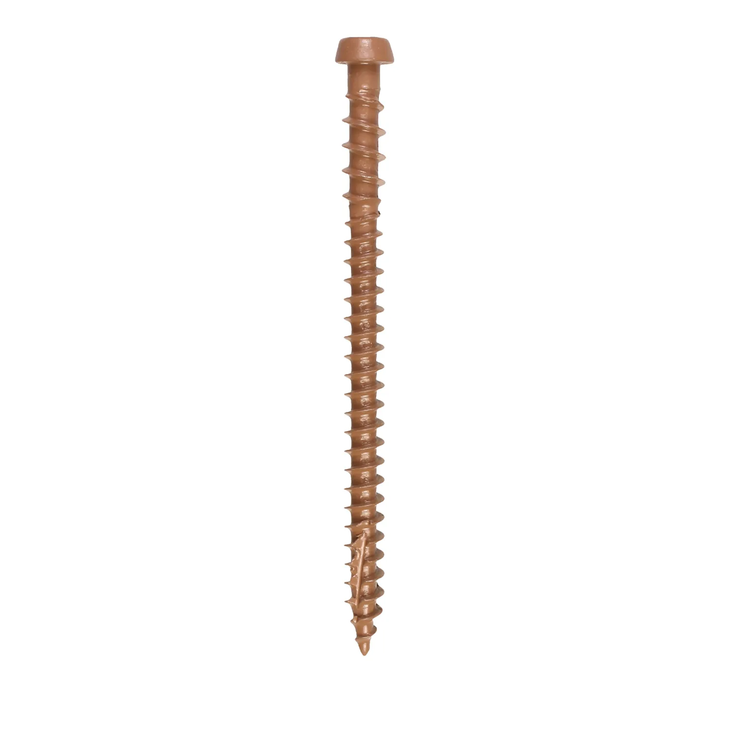 DCU234TNR250_01_01_9af8930e0bf67abb1dda97e4a9380c565b69458e_DCU234TNR250_0 Simpson Strong-Tie Deck-Drive™ Decking Screws Compact Head Torx Drive Quik Guard® Galvanised Tan