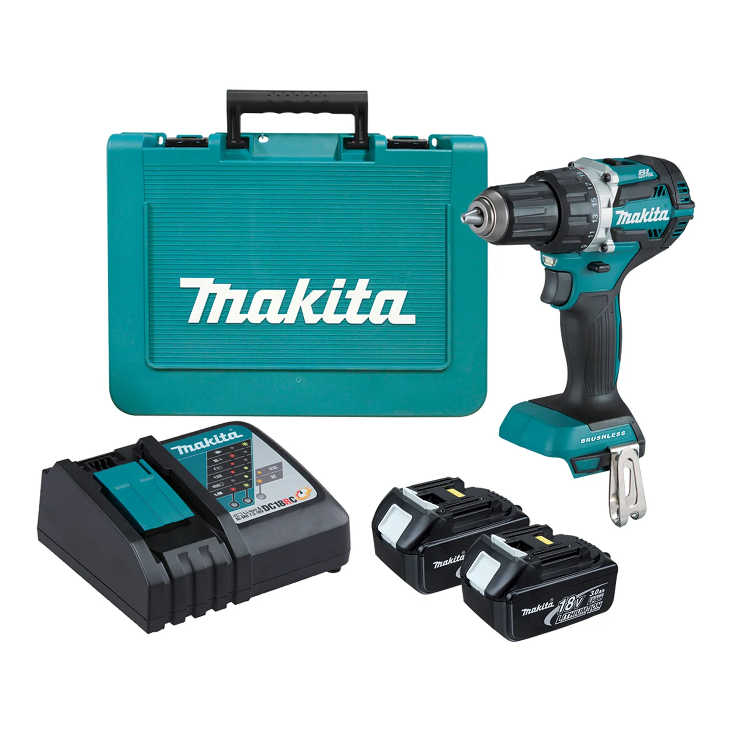 Makita® 18V Mobile Brushless Heavy Duty Driver Drill Kit
