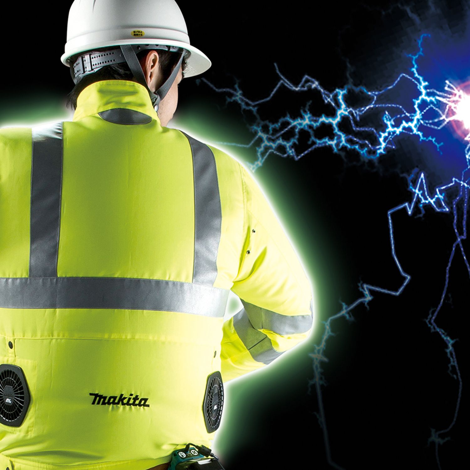 Makita® Dual Zone High Visibility Fan Jacket | Bowens
