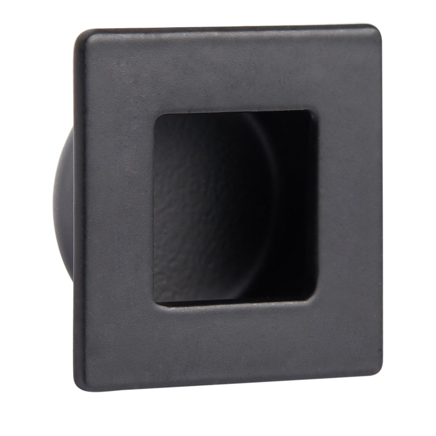 Delf Square Finger Pull Matt Black Bowens