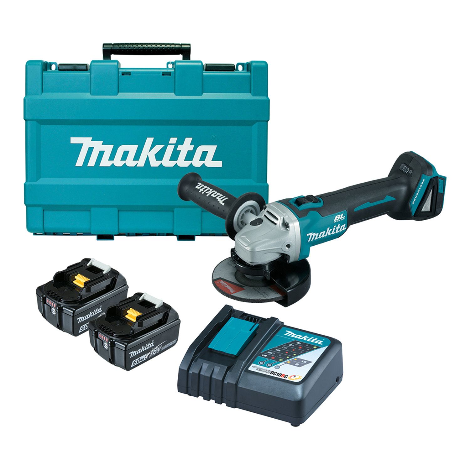 Makita® 18V Mobile Brushless Angle Grinder Kit | Bowens