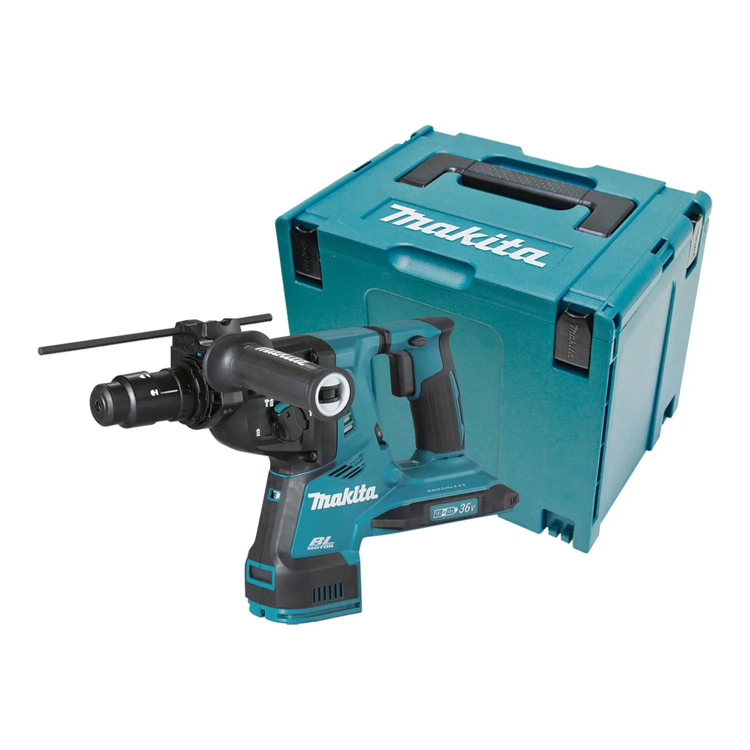 DHR283ZJ_01_01_9cb1e51173861e5f38c55c306454f0e911545a6f_DHR283ZJ Makita® DHR283ZJ 18Vx2 Mobile Brushless AWS SDS Plus Rotary Hammer (Tool Only)