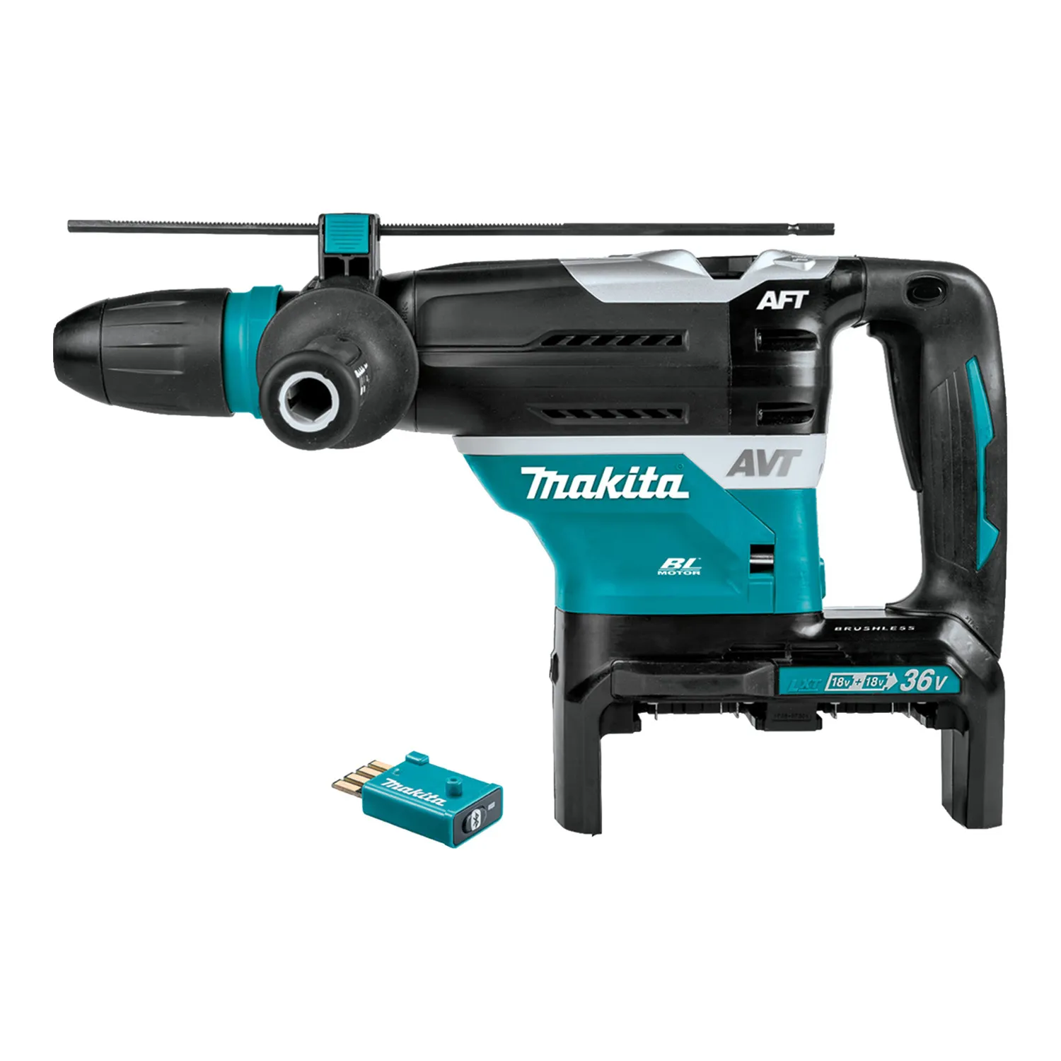 DHR400ZKUN_01_01_4d0940414e1f0ac7400b640c8b1f29195419cb2e_DHR400ZKUN Makita® DHR400ZKUN 36V (18Vx2) Brushless AWS SDS Max Rotary Hammer
