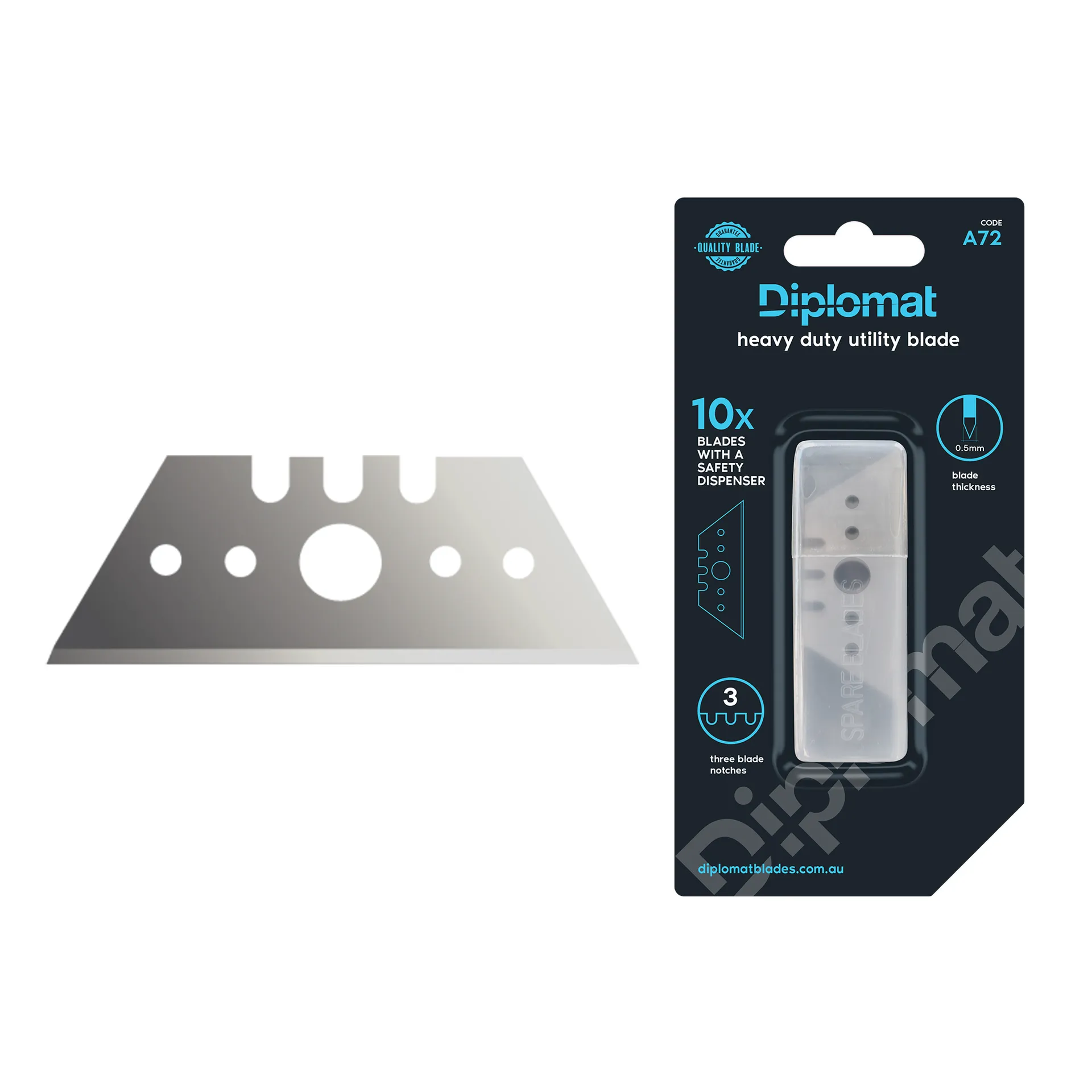 Diplomat A72 Heavy Duty Utility Blades