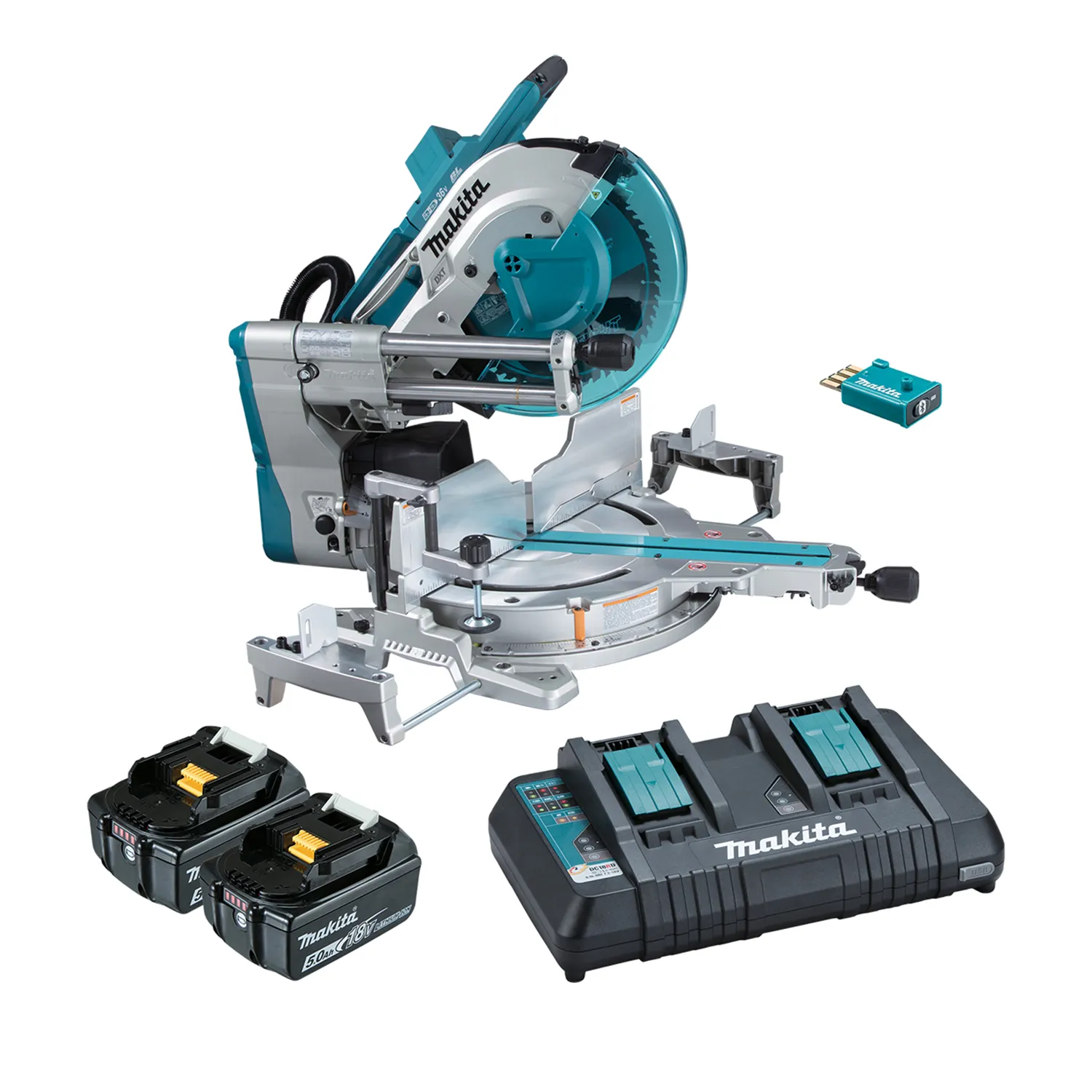 Makita® 18Vx2 Brushless AWS Slide Compound Saw Kit