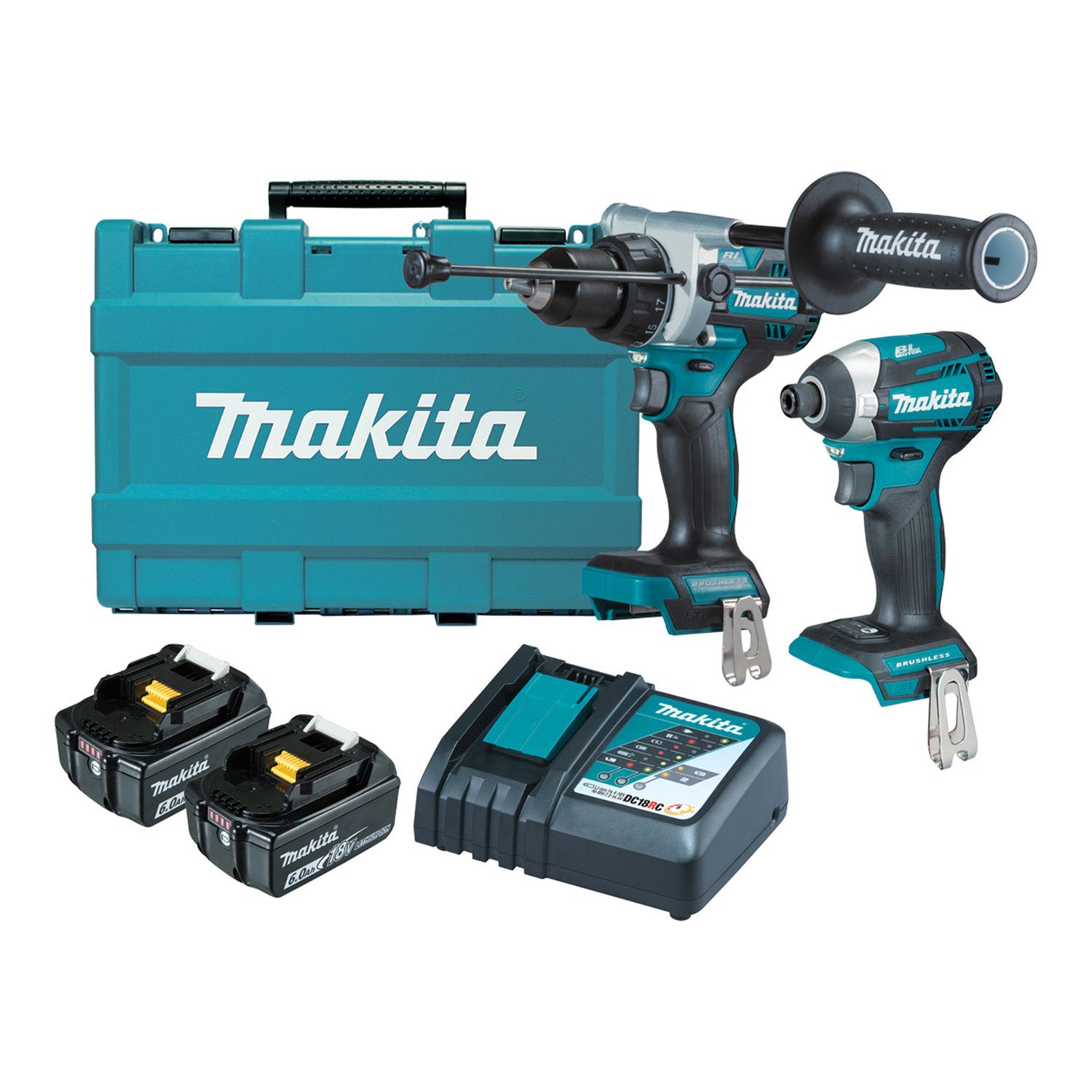 Makita® DLX2412G 18V Brushless Tool Kit 2 Piece Bowens