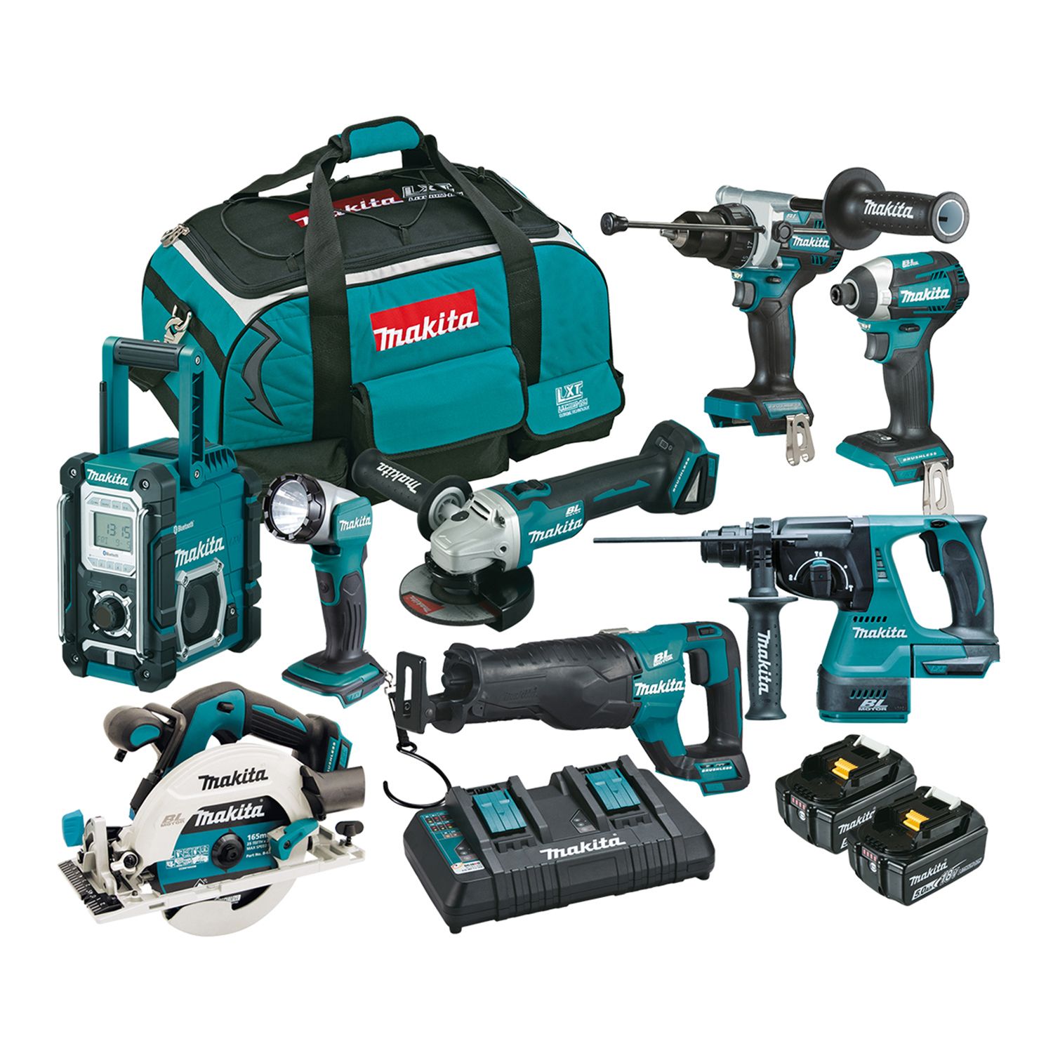 Makita® DLX8046TX1 18V Brushless Tool Kit 8 Piece | Bowens