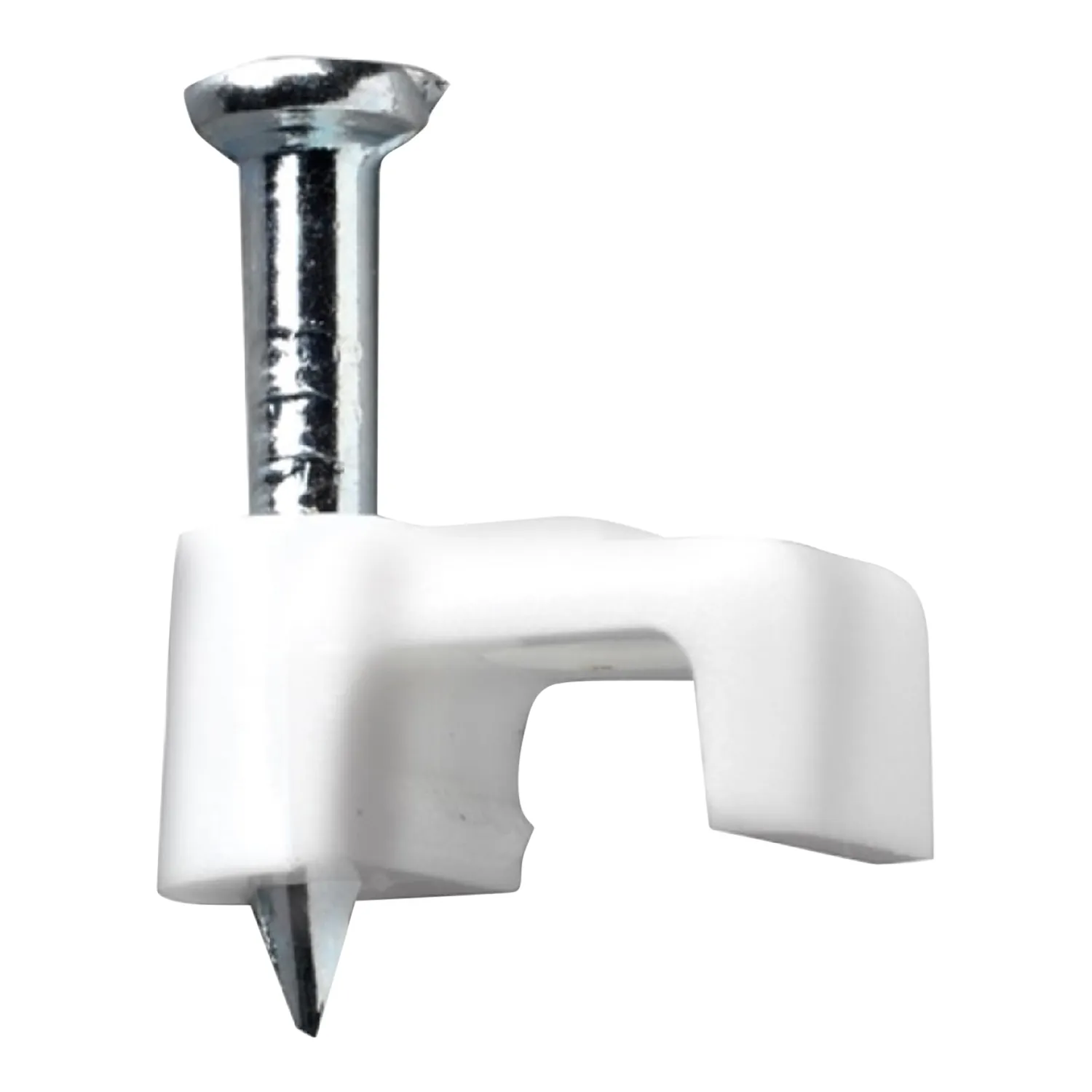 HPM Flat Cable Clips White