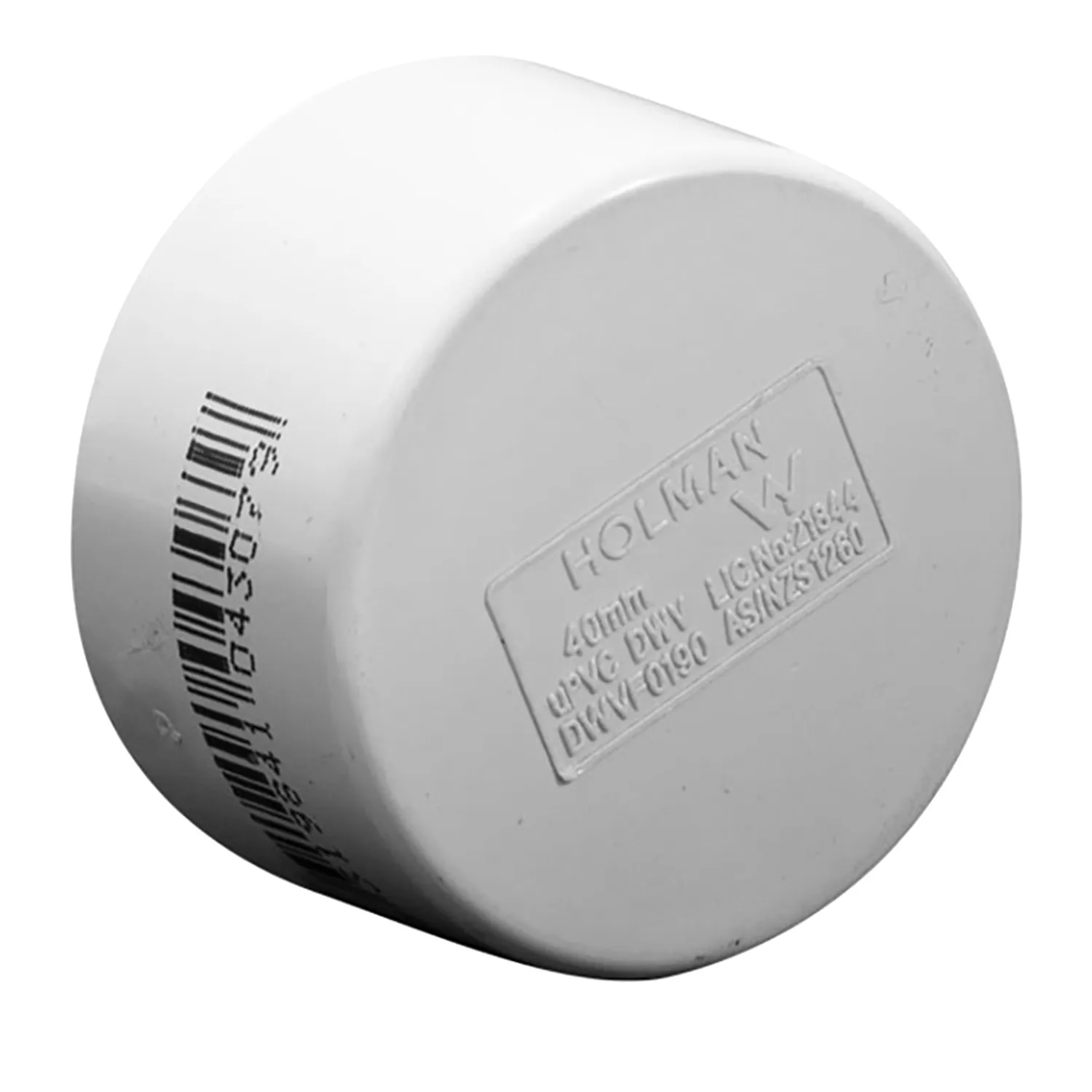 Push Cap Holman DWV PVC Push On Cap - PVC Pipe | Bowens