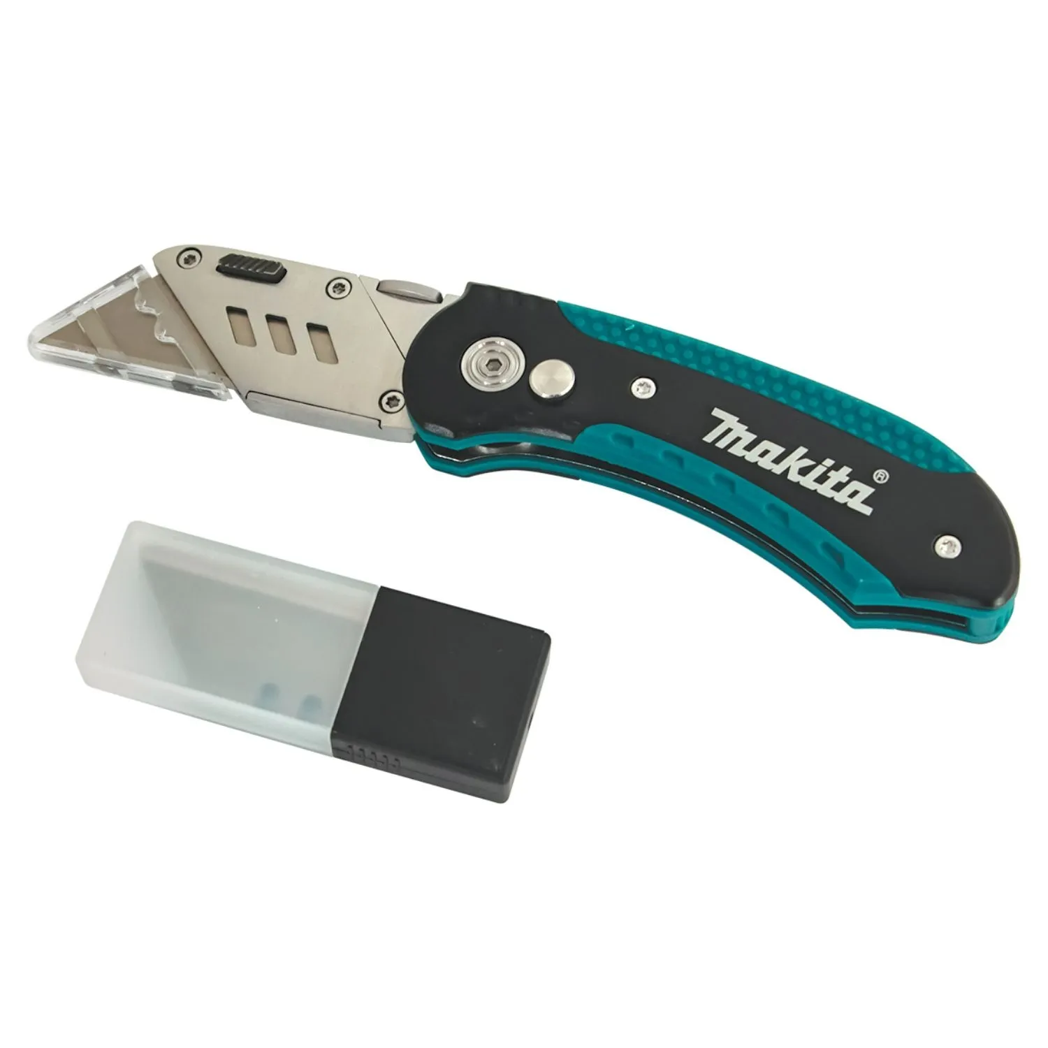 E10908_01_01_dd98d0b70fa743f922f5a27e1065c365439320d8_E10908_0 Makita® Folding Utility Knife with 10 Blades