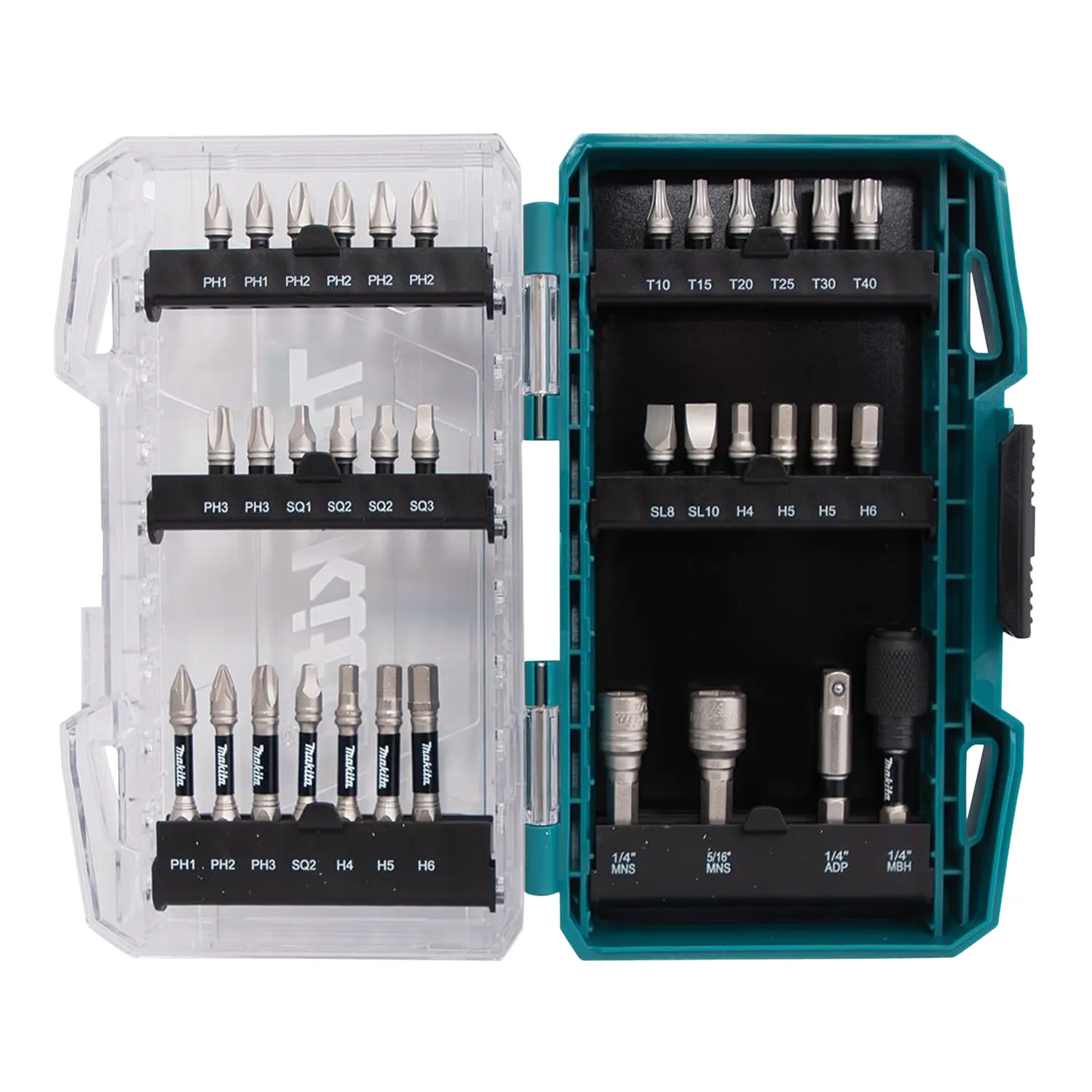 Makita Impact XPS Screwdriver Bit Set with Quick Chuck Impact Bit Holder