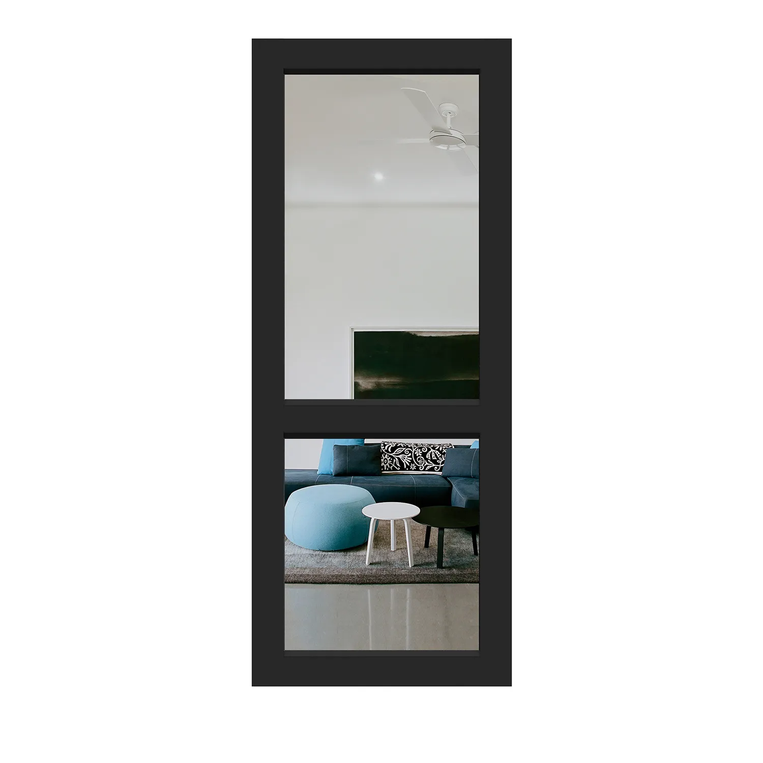 EADEX2PC2012BC_01_01_75a43d06efddf0cb2964c5d5e3d652b98fd288fb_XE2_Matt_Black_Clear_Print Hume Entry Door Elite Aluminium XE2 Black Clear