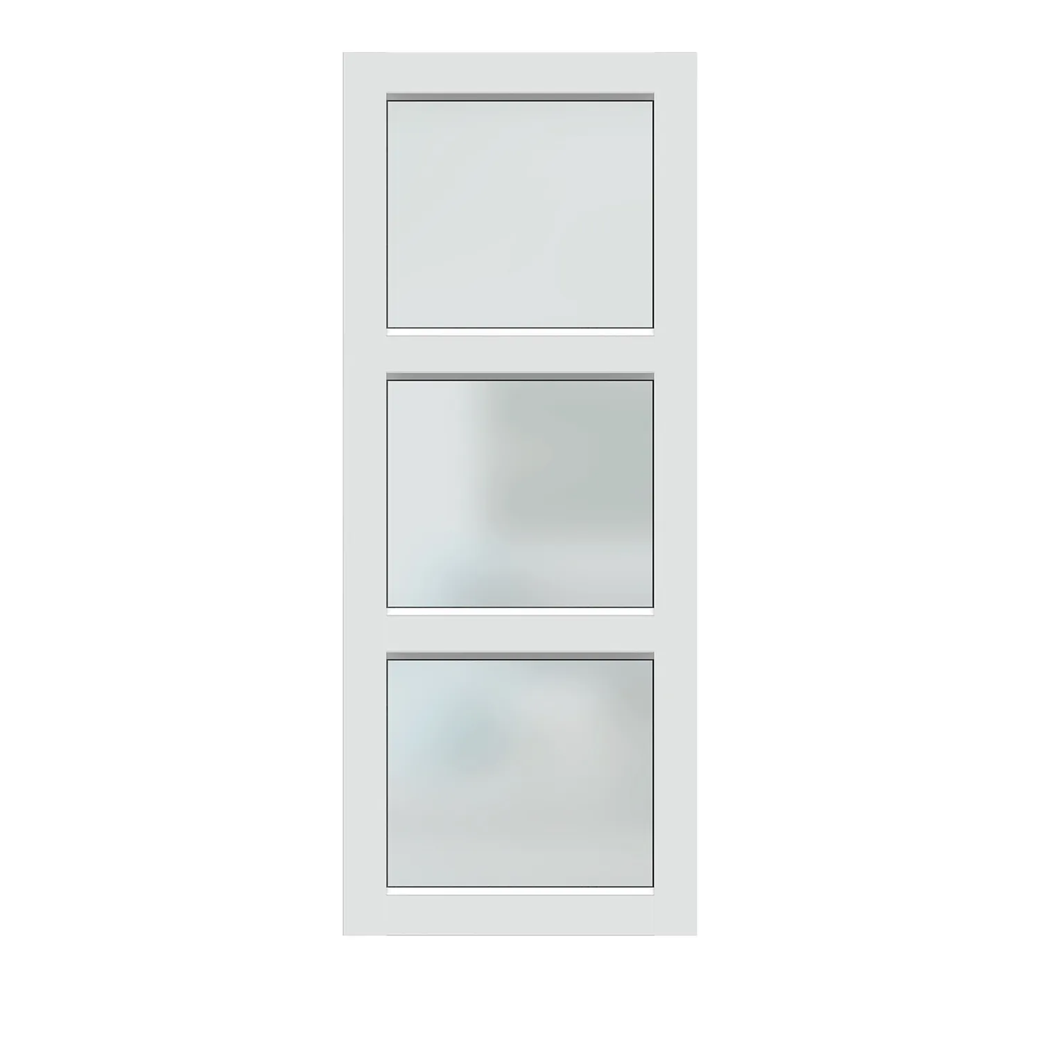 Hume External Door Elite Aluminium XE3 White Trans