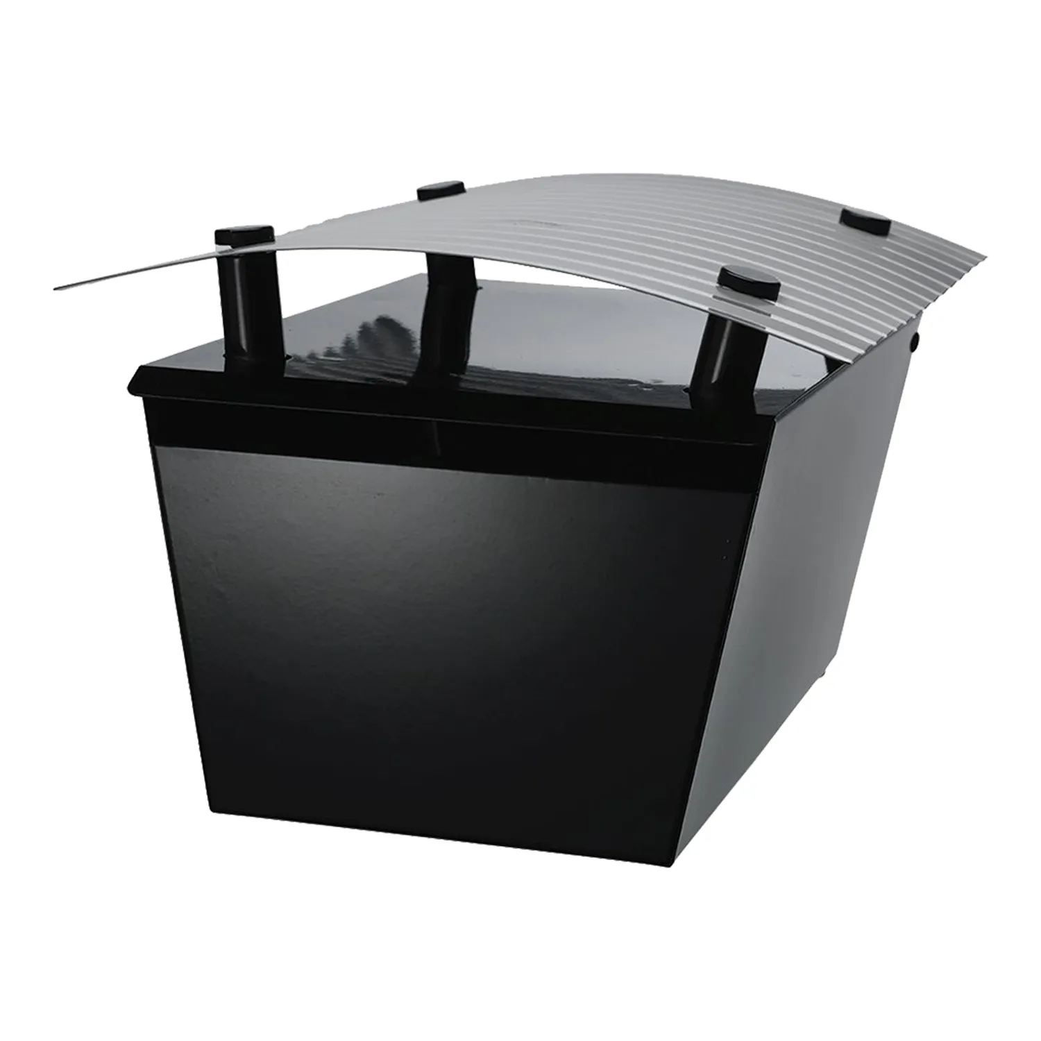 Sandleford Magnum Post Mounted Letterbox Black