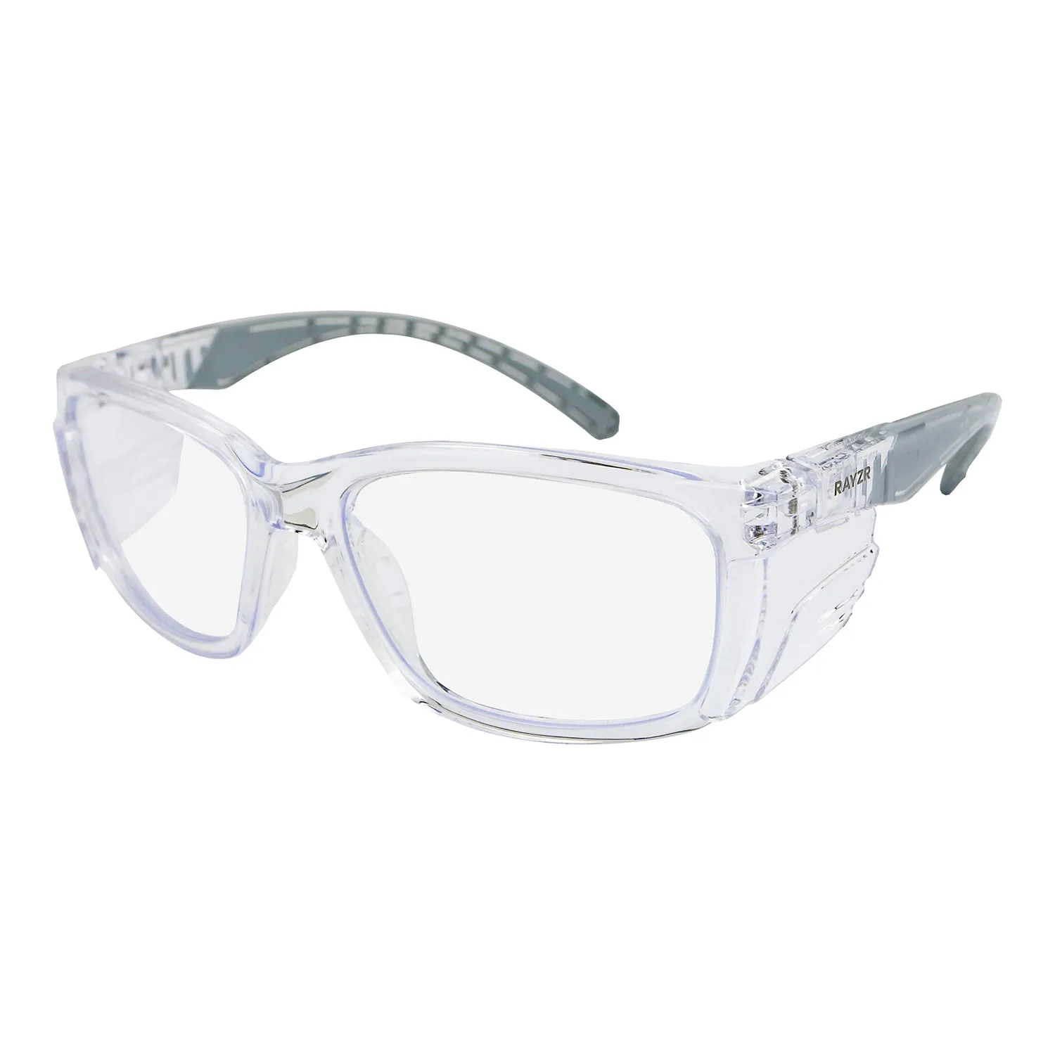 ERZ383_01_01_0417930aa5100b85eb2ac019ad1039c4ecd5cf7b_ERZ383 Maxisafe® Rayzr Safety Glasses Clear Frame Clear Lens